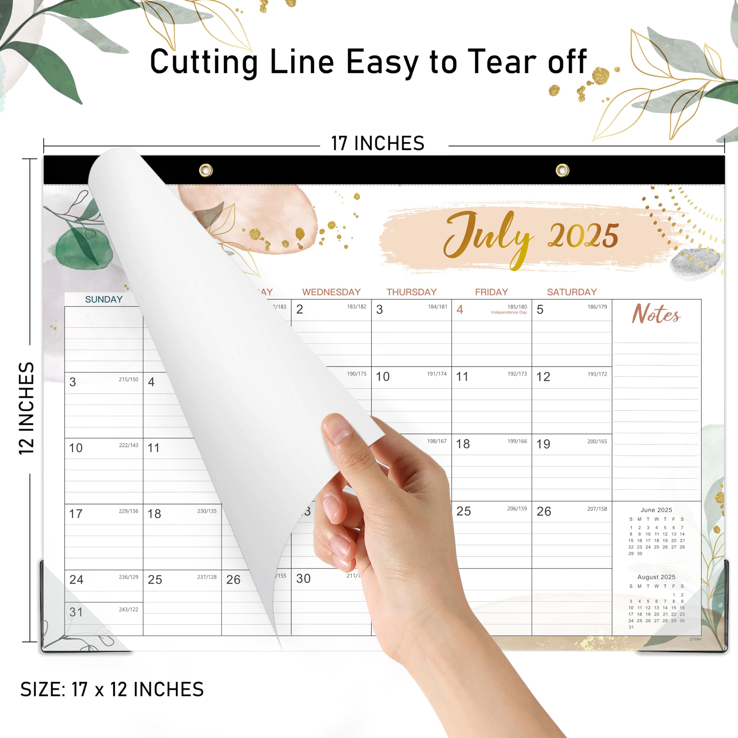 2025-2026 Large Desk & Wall Calendar (17