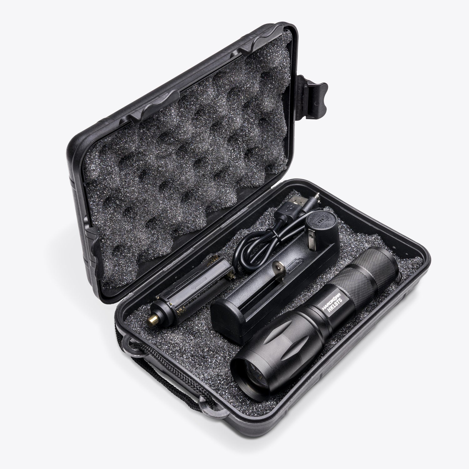 350 Lumen Rechargeable LED Flashlight - Bright Waterproof Camping Light for Outdoor Hiking, Emergency, and Power Outages