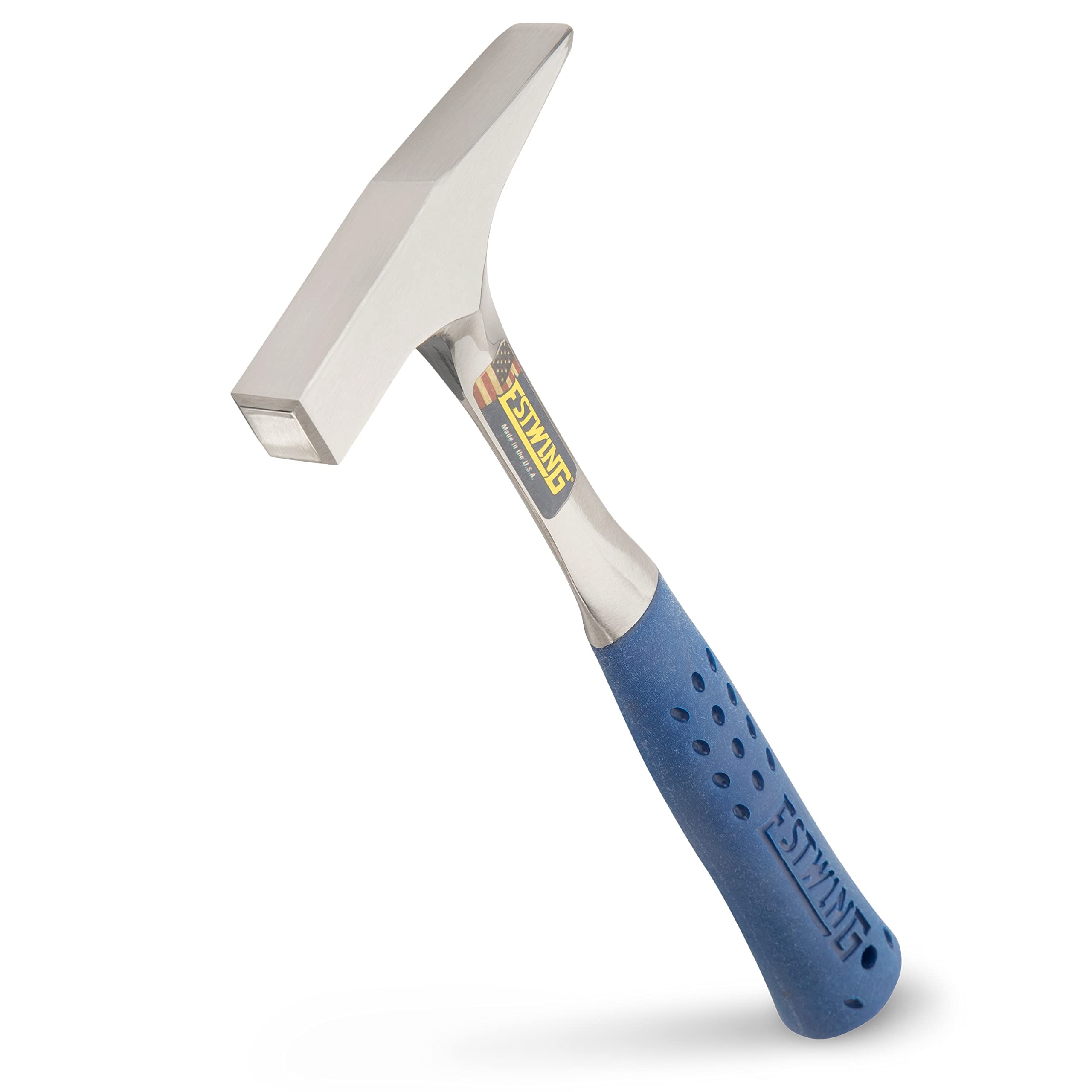 ESTWING Tinner's Hammer - 12 oz Forged Steel Sheet Metal Hammer with Shock Reduction Grip - T3-12 - Perfect for Roofing, HVAC, and Metal Fabrication Projects