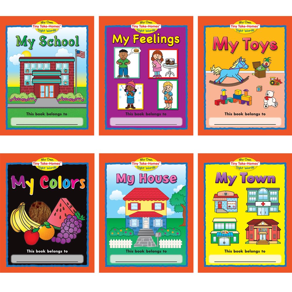 My Own Tiny Take-Homes Sight Words Books Set - Levels PreA, A & B (108 Books) for Early Reading Practice | Perfect for Homeschooling, Classroom Learning & Kindergarten Sight Word Activities