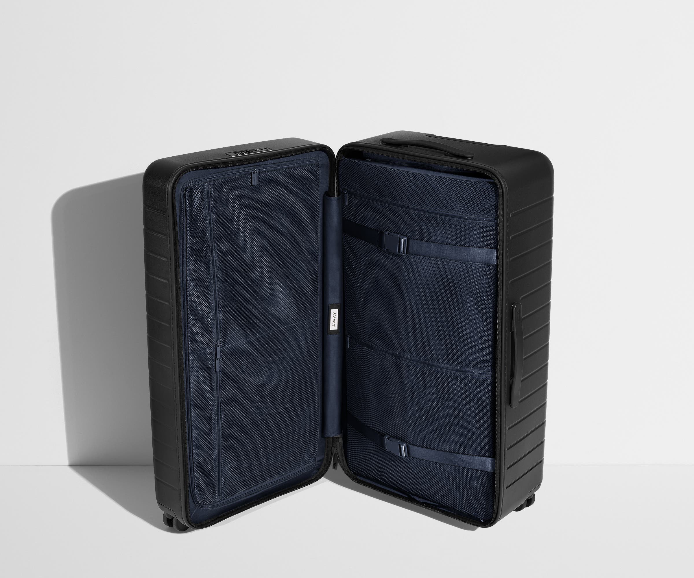Jet Black Travel Trunk - Durable & Stylish Luggage for Air Travel, Road Trips & Adventure Vacations