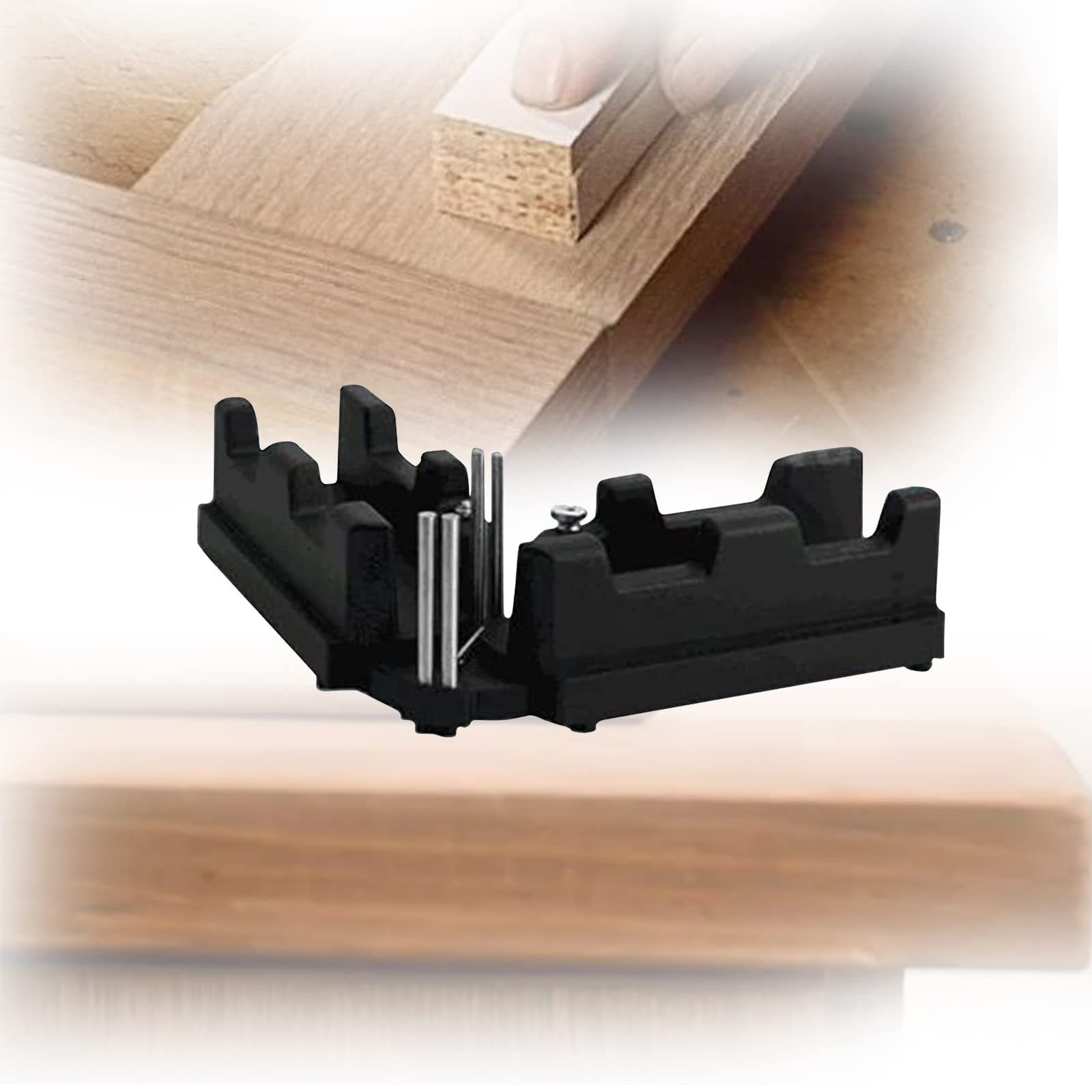 2-in-1 Mitre Measuring & Cutting Tool - Precision Bevel Sawing & Measuring Instrument for Woodworking, Carpentry, Home Improvement | Perfect for Miter Saw Protractor, Irregular Welding & DIY Projects