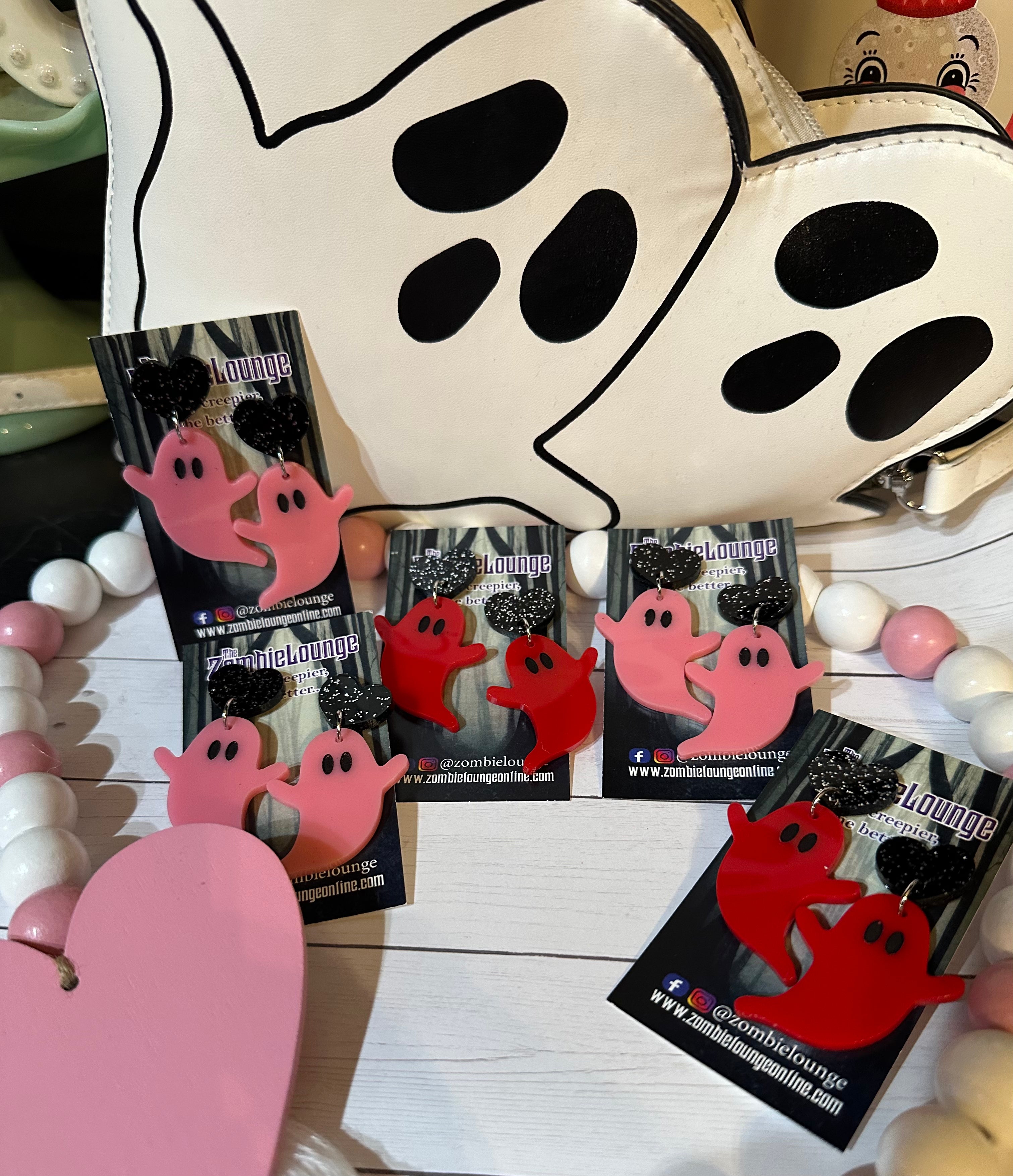 Spooky Halloween Ghost Earrings for Women - Cute & Stylish Accessories for Costume Parties, Trick or Treat, and Festive Celebrations
