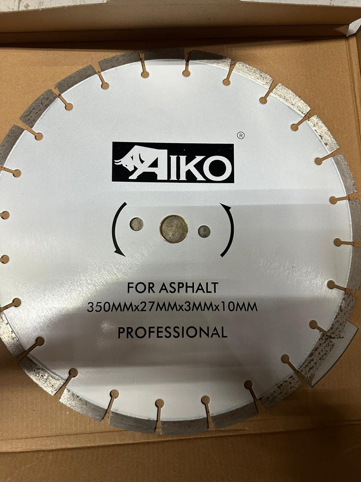 Aiko 14-Inch 350mm Diamond Blade for Asphalt Cutting - Professional Grade DB-LDS05-350P | Perfect for Road Construction, Concrete Sawing & Demolition Projects