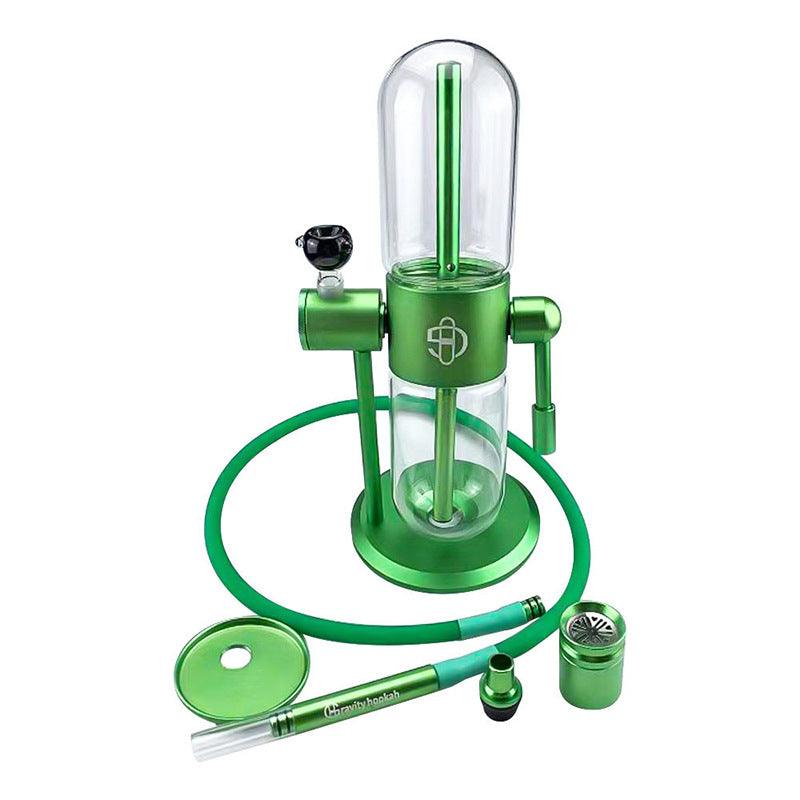 Premium Gravity Hookah Kettle Set - Double Filtered 360° Rotating Gravity Bong for Smooth Smoking | Perfect for Home Use, Parties & Relaxation