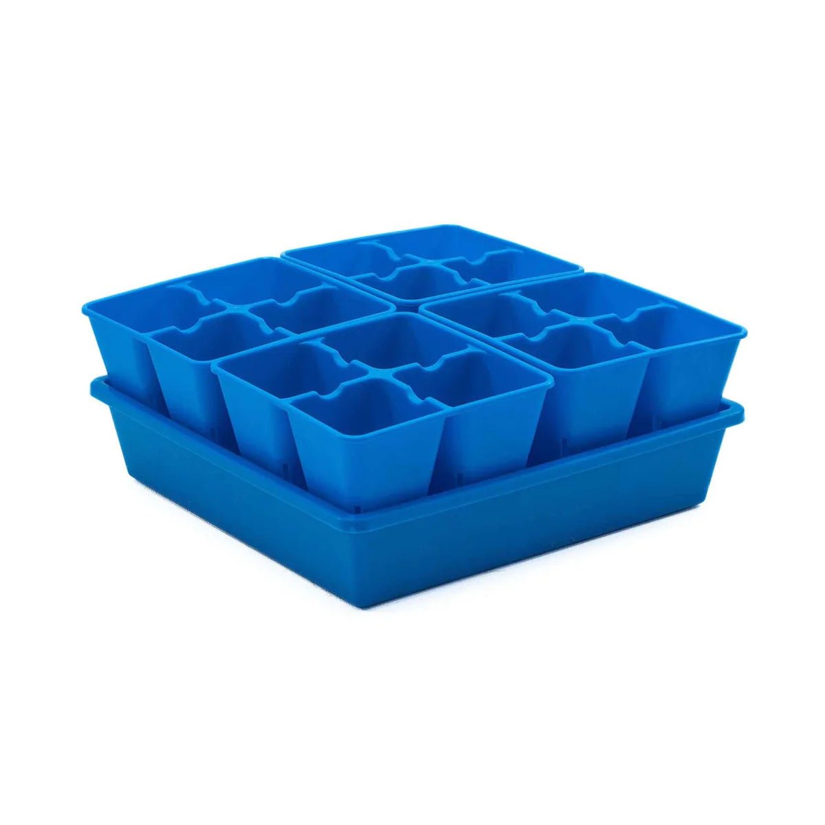 Bootstrap Farmer 4 Cell Plug Tray Inserts - Seed Starting Trays for Plants, Herbs & Vegetables - Perfect for Indoor Gardening & Greenhouse Use
