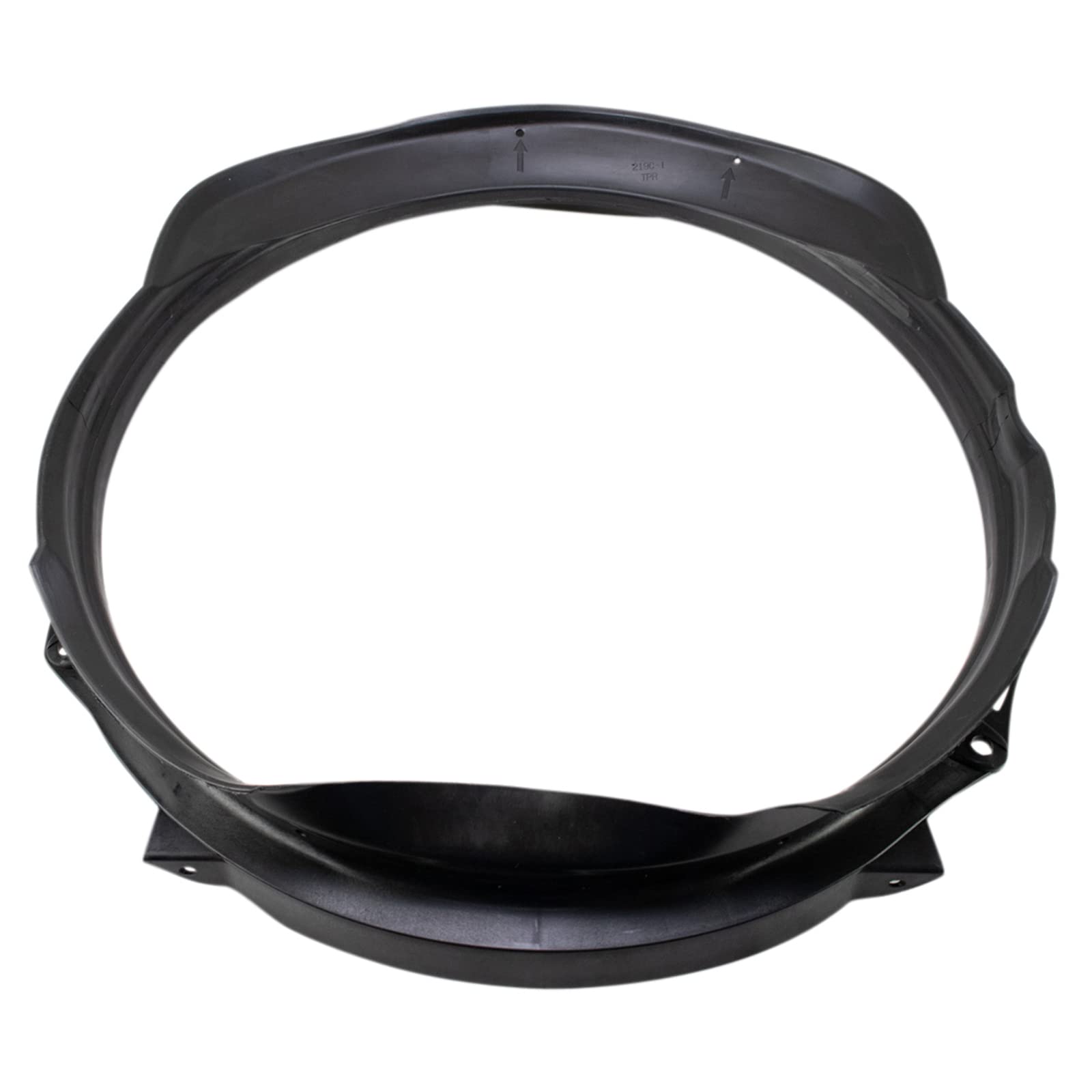 TRQ Rear Radiator Fan Shroud Replacement for 2013-2018 Ram 2500 3500 4500 5500 Trucks - Heavy Duty Cooling System Upgrade for Towing & Off-Road Use
