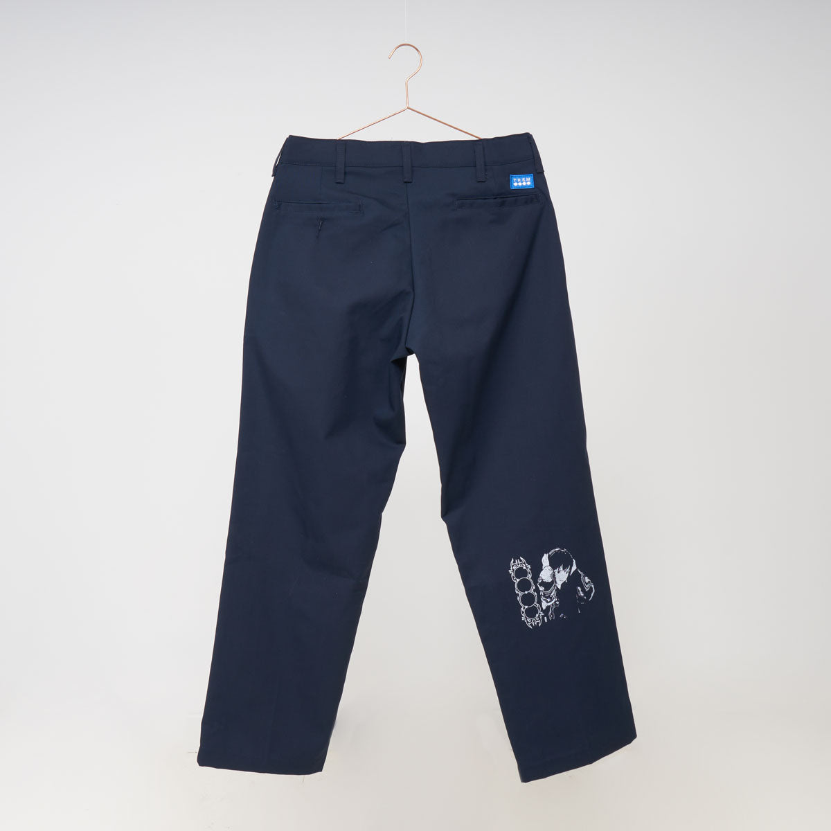 T8 X THEM Worker Pants - Durable Navy Work Pants for Men | Comfortable & Functional for Construction, Carpentry & Outdoor Activities