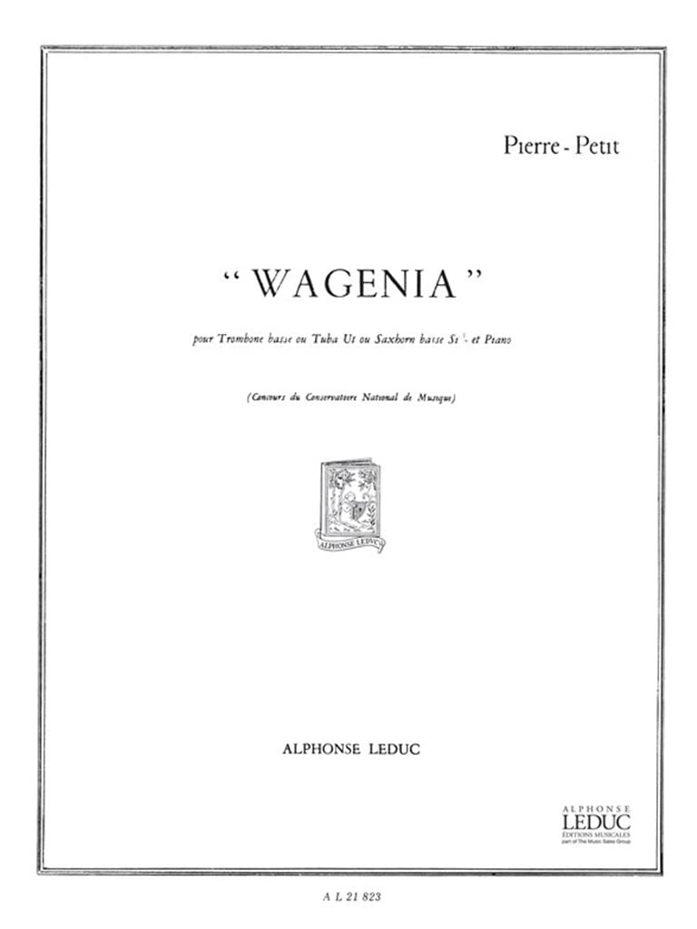 Wagenia Sheet Music for Trombone-Bass & Piano - Petit Collection - Perfect for Jazz Ensembles & Classical Performances