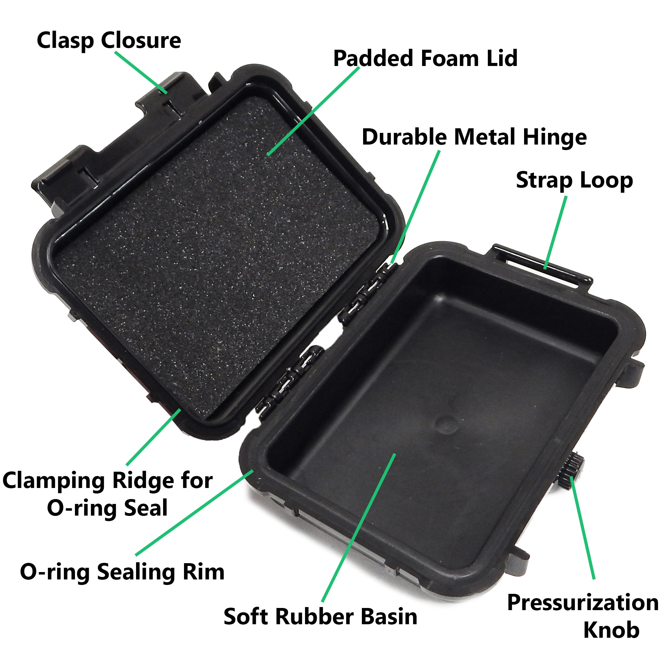 Waterproof Protective Case for Garmin inReach Satellite GPS Messenger - Shockproof & Dustproof Travel Storage Box with Custom Foam Insert - Perfect for Hiking, Camping & Outdoor Adventures