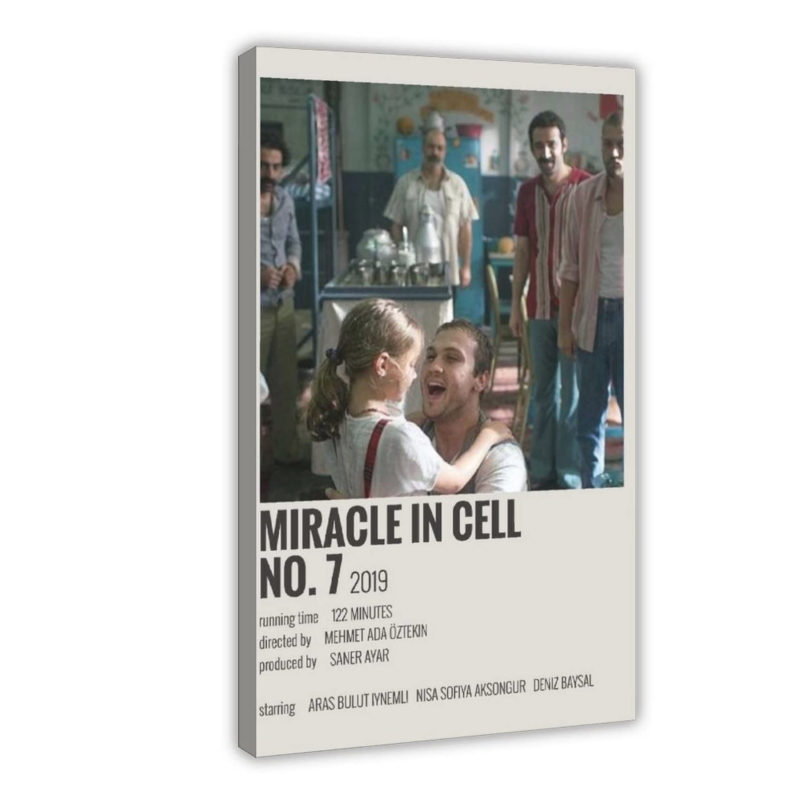 Miracle in Cell No. 7 Vintage Movie Poster - 12x18 inch (30x45cm) Canvas Wall Art for Bedroom, Office & Living Room Decor - Perfect Gift for Film Lovers & Home Decoration