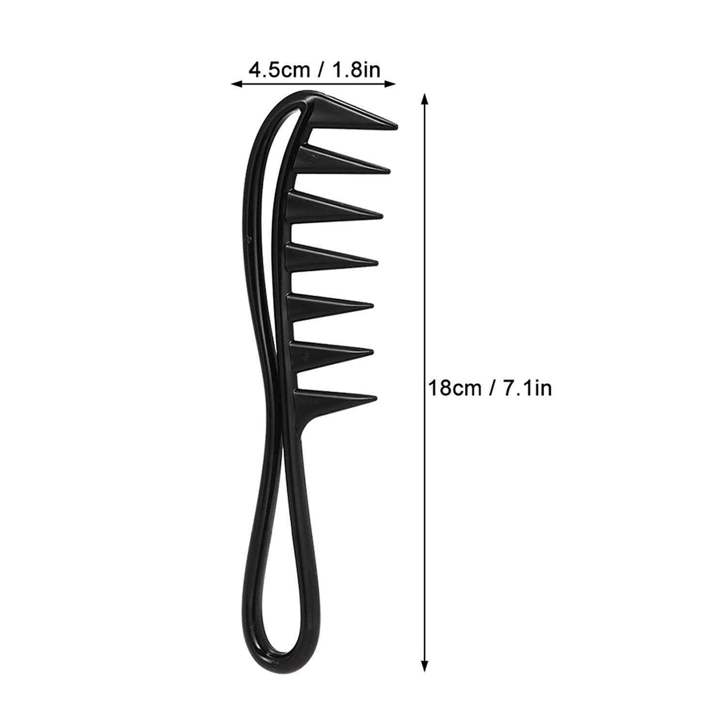 IAS Voremy Magic Detangling Hair Brush for Women - Curved & Vented Wide Tooth Comb for Wavy, Long, Curly Hair - Pack of 2 (Perfect for Salon, Travel & Daily Hair Care)