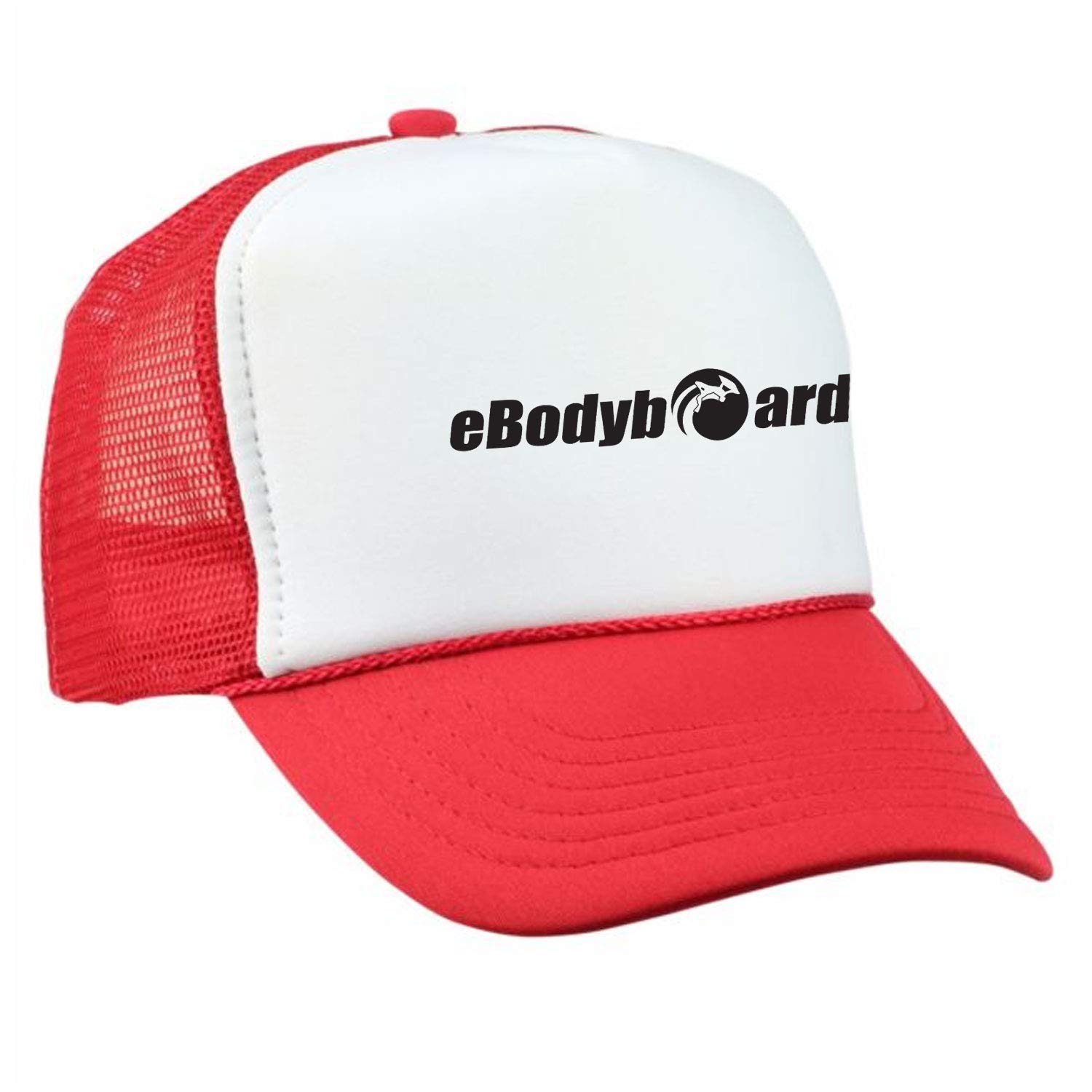 Stylish Trucker Circle Hat with Mesh Back & Snapback Closure - Breathable Polyester/Nylon for Outdoor Activities, Sports & Casual Wear