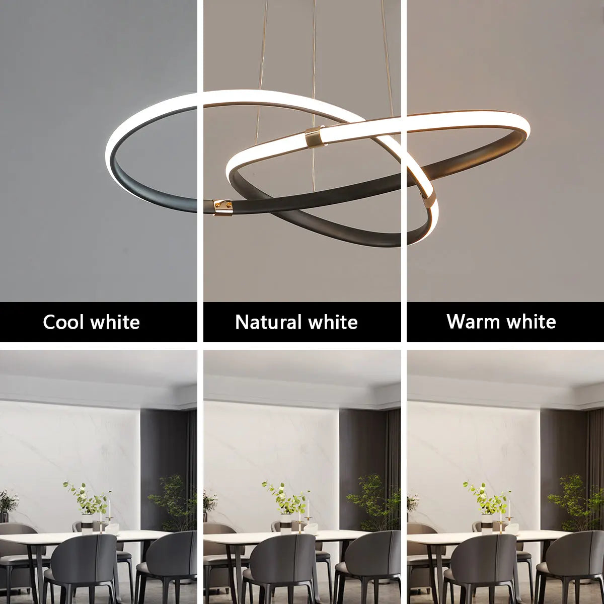 Marion LED Small Black Chandelier - Modern Mini Crystal Ceiling Light Fixture for Dining Room, Bedroom, or Entryway Lighting