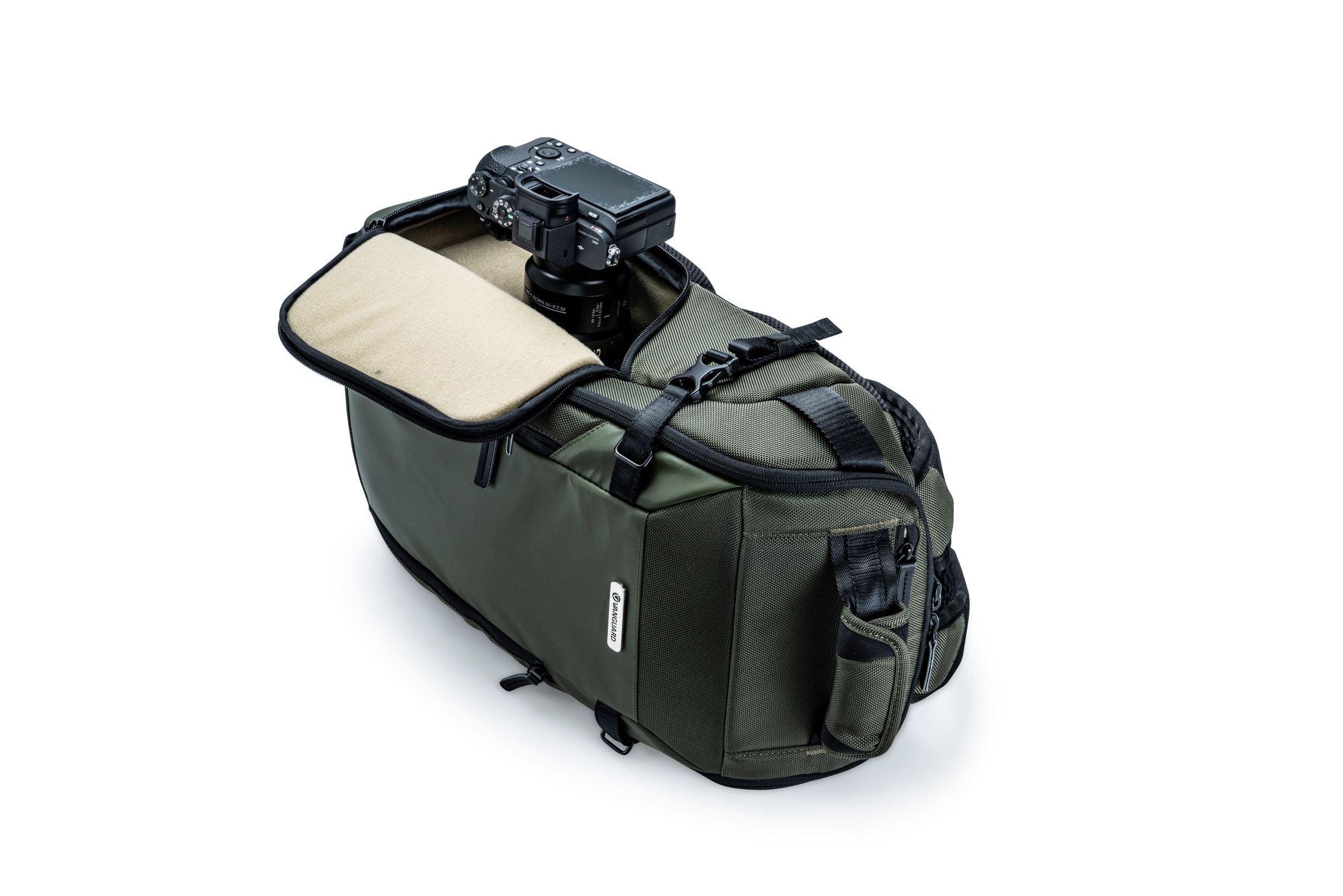 VEO SELECT 45BFM DSLR Camera Backpack - Waterproof Green Photography Bag for Travel & Outdoor Shooting - Perfect for Photographers, Hiking & Adventure Trips