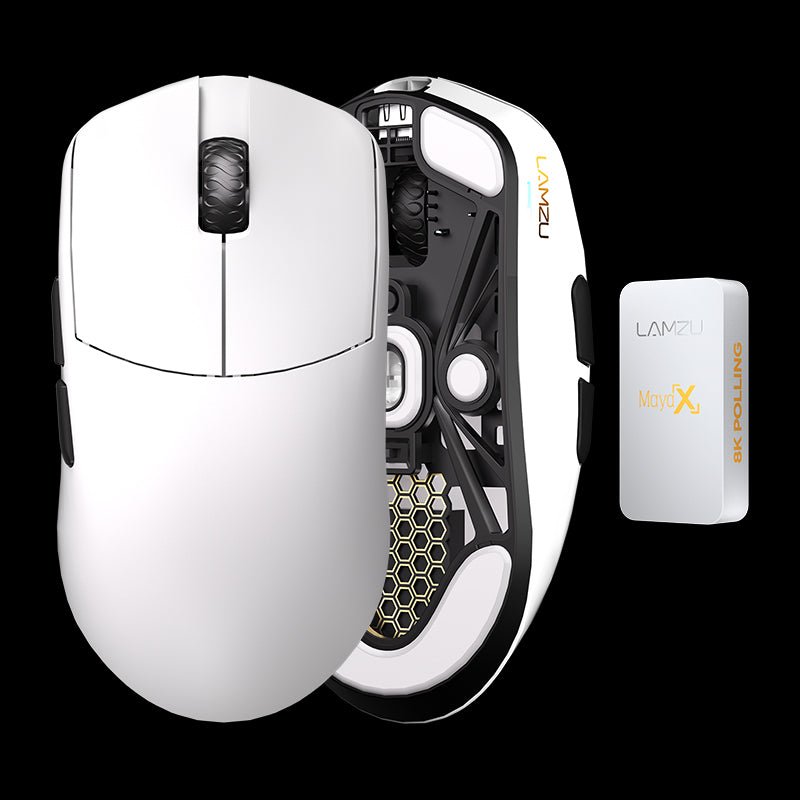 Lamzu Maya X Wireless Gaming Mouse - Lightweight, Ergonomic Design for PC & Mac - Perfect for FPS, MOBA, and Esports Gaming