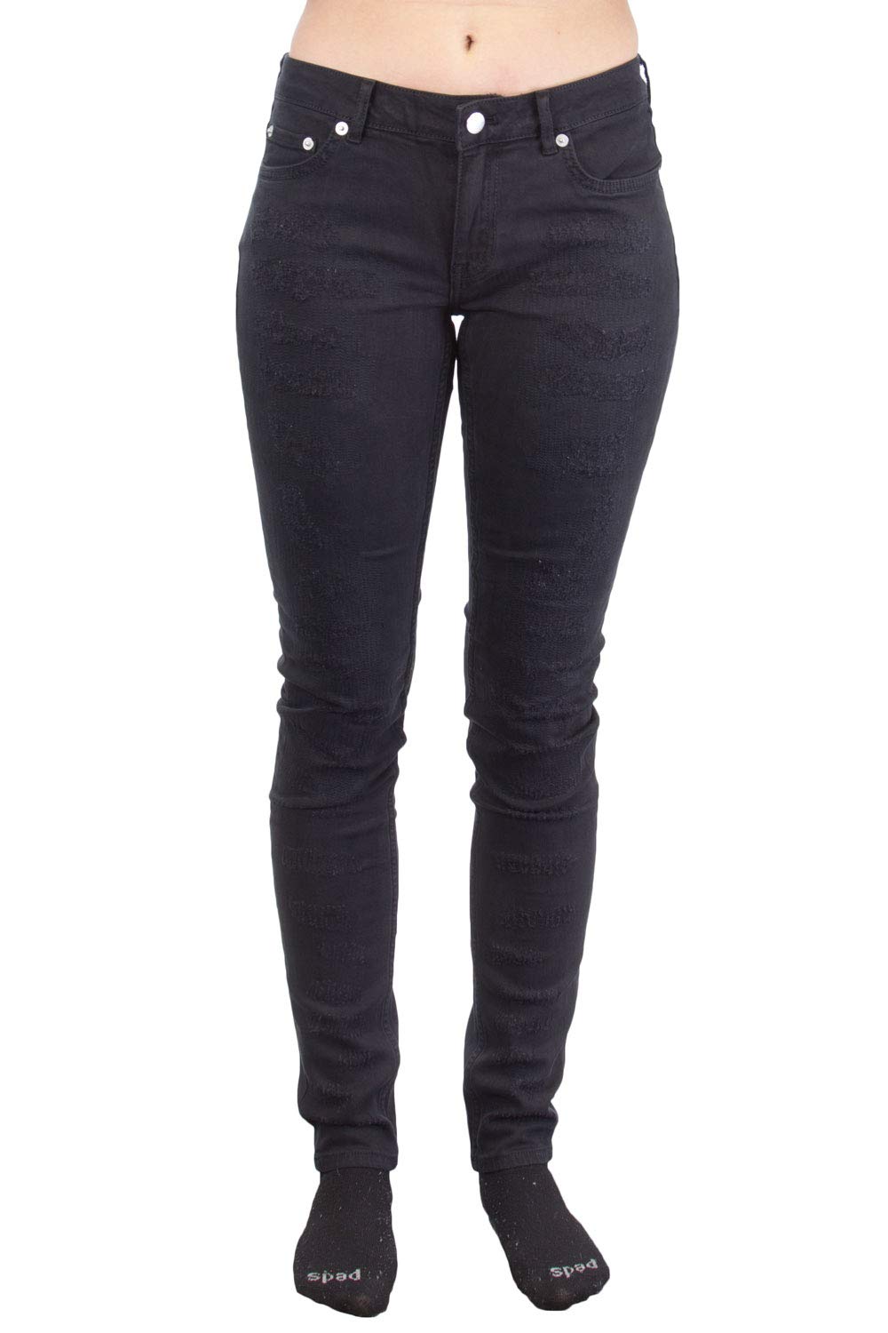 Women's Distressed High Waist Skinny Jeans - Healy Grey Wash | Trendy Ripped Denim Pants for Casual Outfits & Streetwear Fashion
