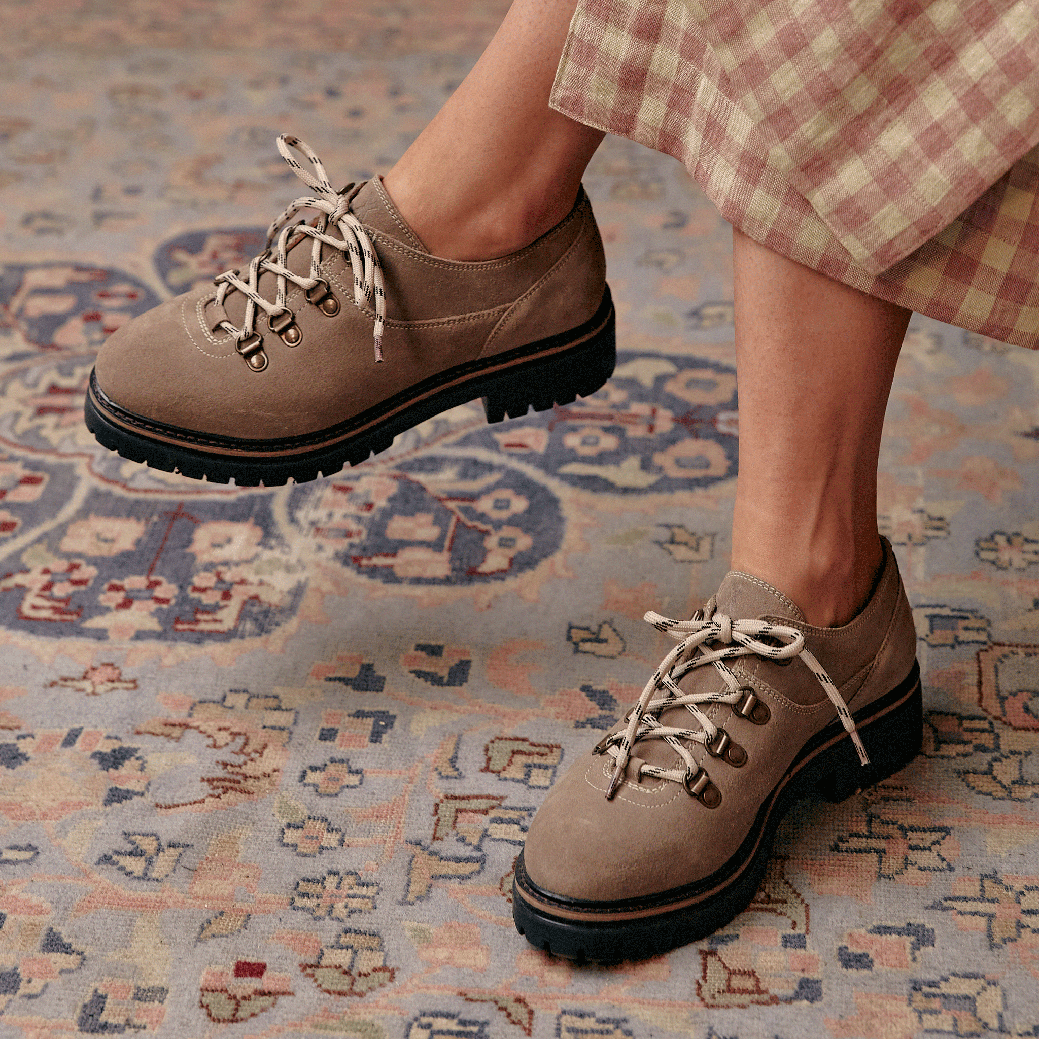 COLNE / TAUPE SUEDE Shoes - Comfortable Women's Suede Loafers for Casual Wear | Perfect for Office, Travel & Everyday Outfits