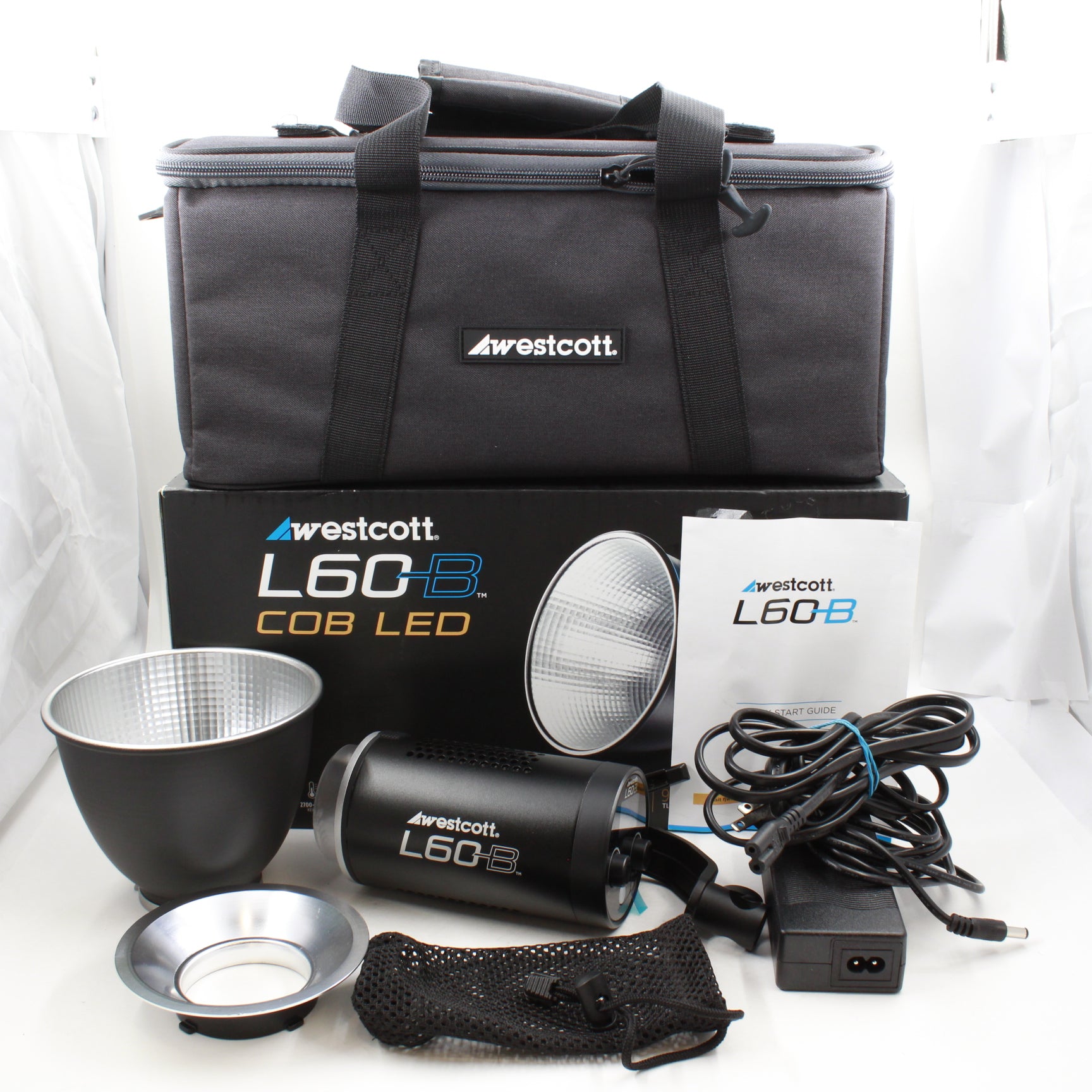 Westcott L60 B COB Bi-Color LED Video Light - Open Box Excellent Condition - Perfect for YouTube, Photography & Studio Lighting