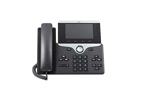 Refurbished Cisco CP-8851-K9 8851 5-Line Color Display IP Phone - Business VoIP Office Communication System for Call Centers & Remote Work