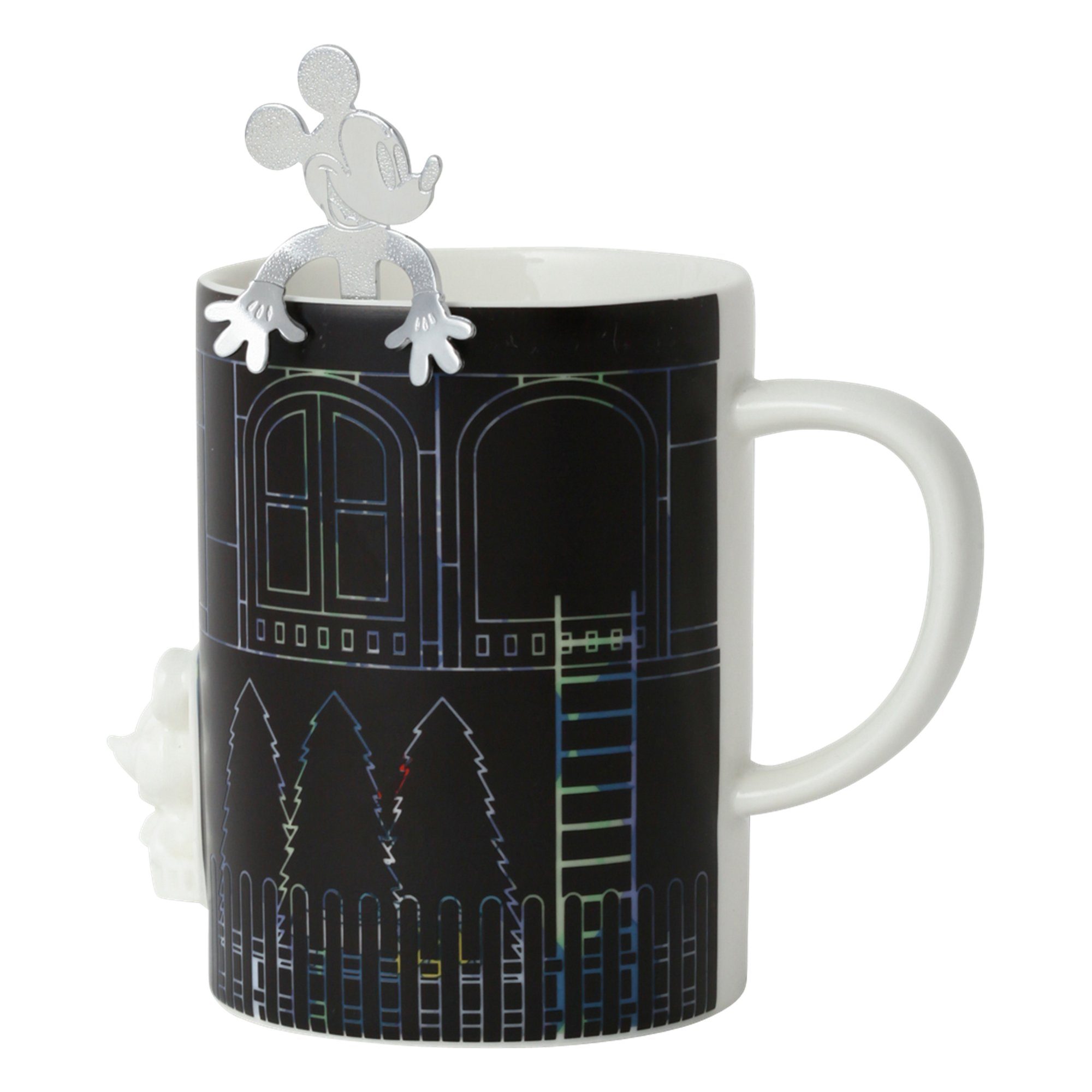 Disney Mickey Mouse Silver Coffee Spoon - Perfect for Coffee, Tea, and Desserts | Cute Gift for Disney Fans