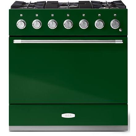 AGA 36-Inch Mercury Dual Fuel Range with True European Twin Fan Convection - Professional Gas & Electric Oven for Home Chefs - Perfect for Baking, Roasting & Entertaining (AMC36DF CWG)