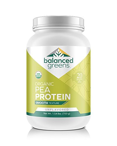 Organic Vegan Pea Protein Powder - 20g Plant-Based Protein with BCAAs & Iron for Energy & Muscle Recovery | Unflavored | 27 Servings | Ideal for Smoothies, Baking & Post-Workout Nutrition