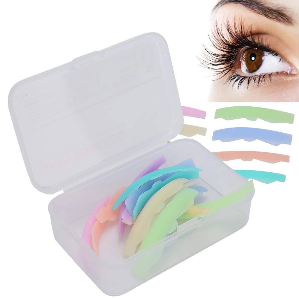 Professional Silicone Eyelash Perming Pads & Curler Rods - Lash Lift Shield Tool for Women & Men - Perfect for Salon, Home Use & DIY Eyelash Styling