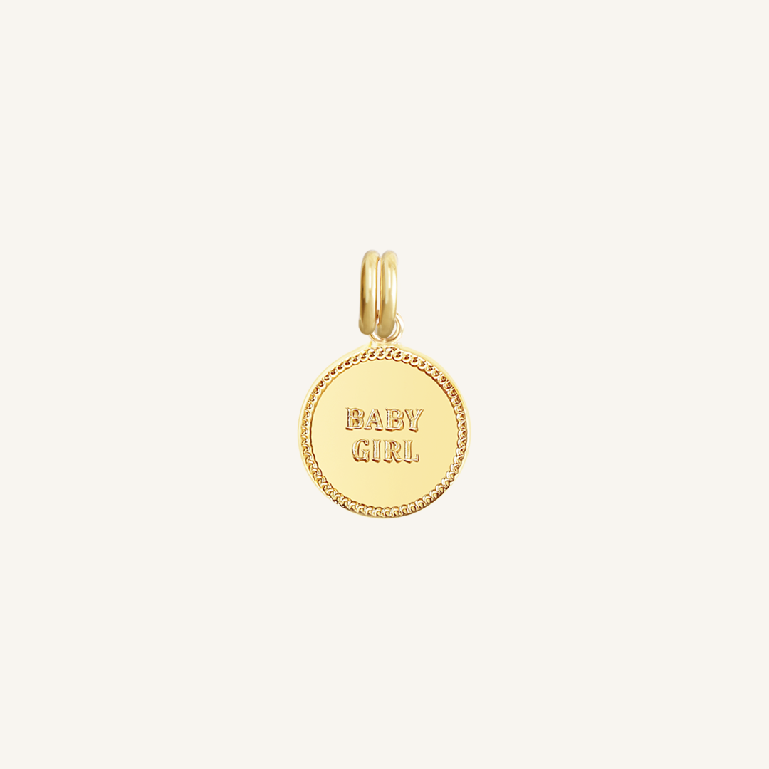 Baby Girl Charm Necklace - Dainty & Delicate Jewelry for Infants & Toddlers - Perfect for Christening, Birthday Gifts & Special Occasions