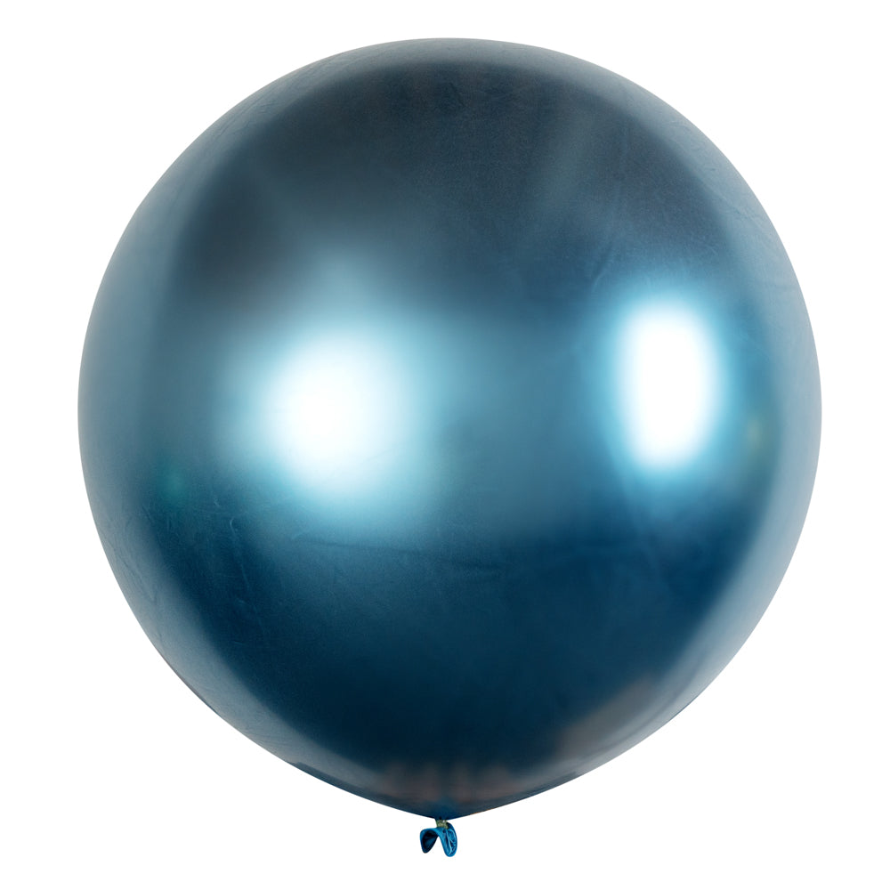 Balloonify Metallic Blue Latex Balloons - 36 Inch Large Party Balloons (10 Count Box) - Perfect for Birthday Parties, Baby Showers & Wedding Decorations