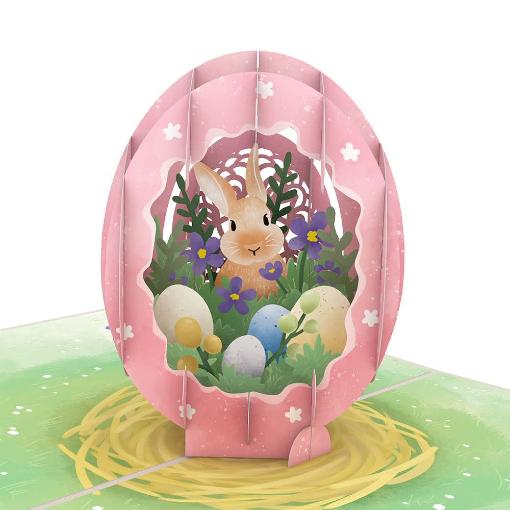 Lovepop 3D Easter Egg Pop-Up Greeting Card - Handcrafted Easter Card for Women - 5