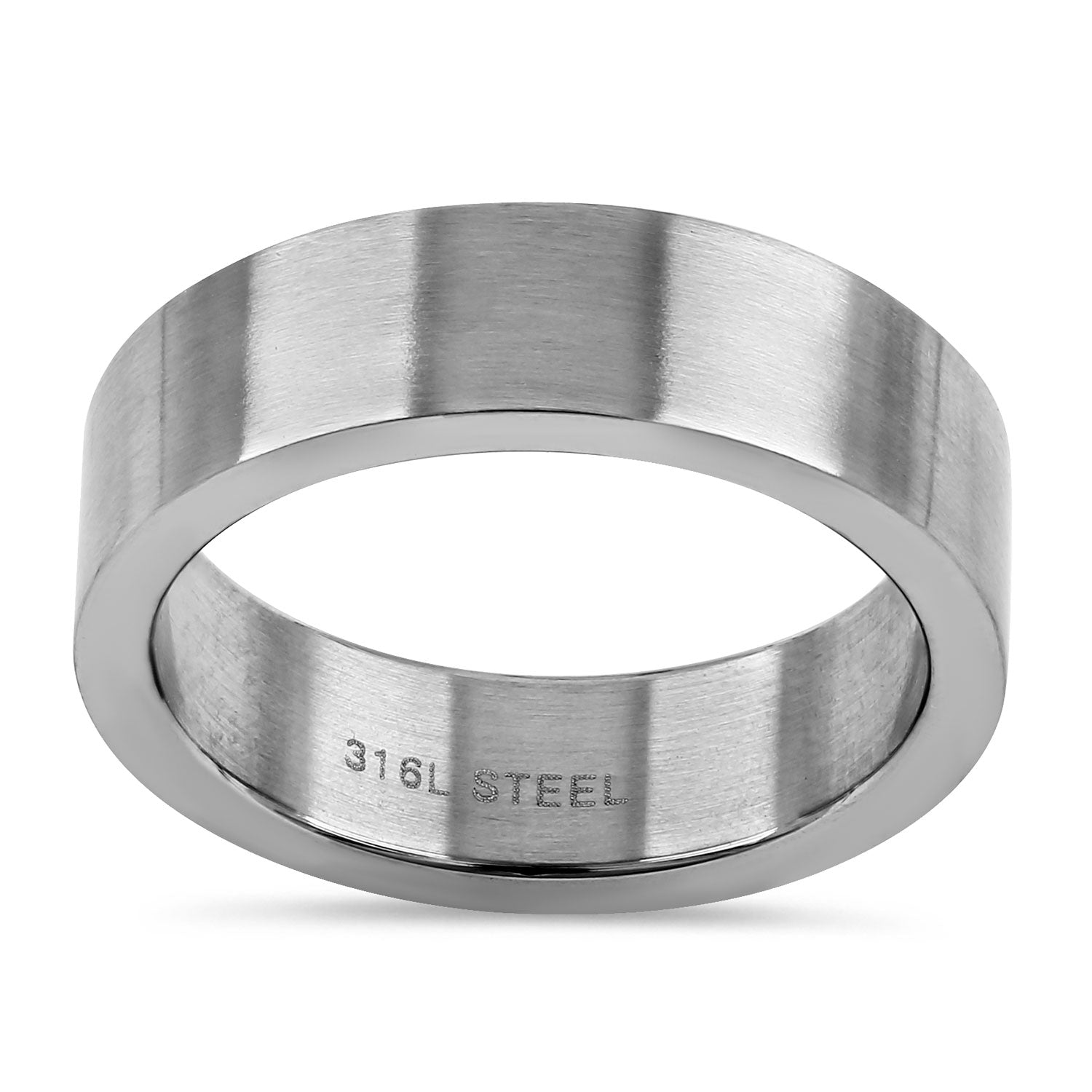 6MM Stainless Steel Band Ring for Men & Women - Durable, Hypoallergenic Wedding, Engagement, or Fashion Jewelry - Perfect for Everyday Wear & Special Occasions