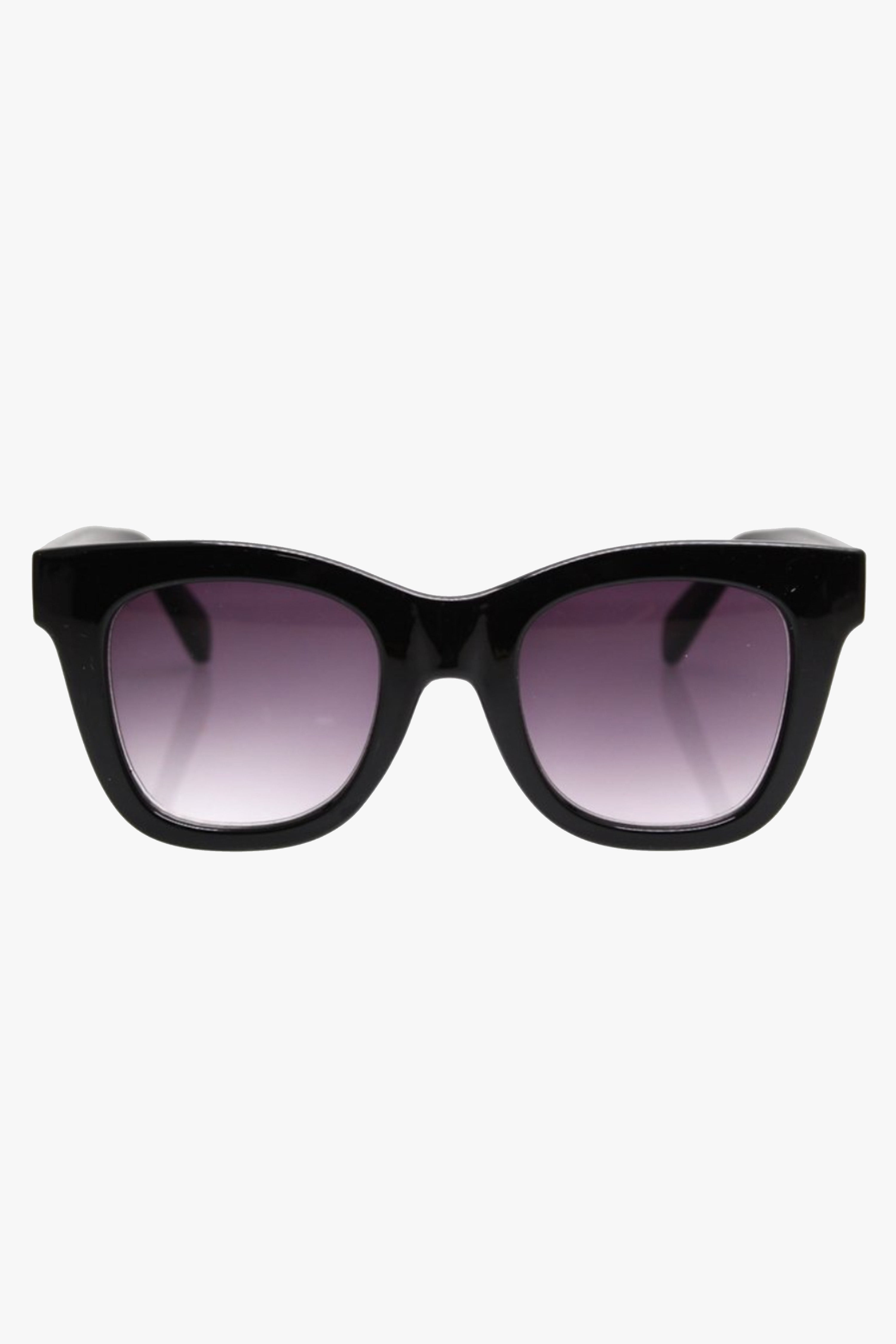 Crush Black Square Oversized Sunglasses for Women - UV Protection, Fashionable & Trendy - Perfect for Beach, Driving, and Outdoor Activities