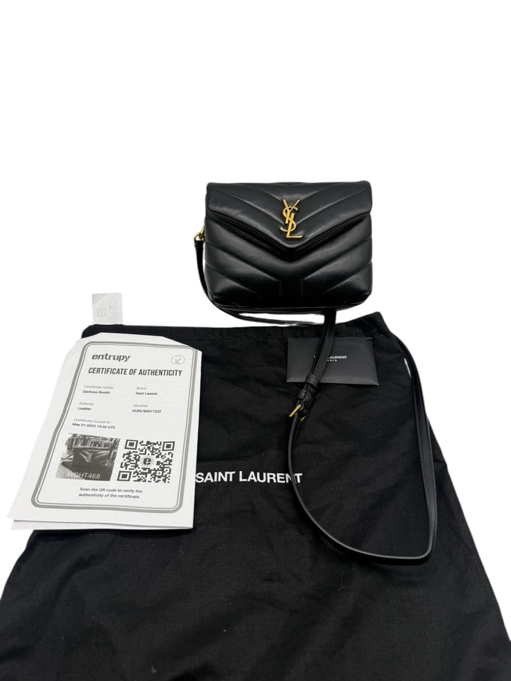 YSL Toy Loulou Small Leather Crossbody Bag for Women - Luxury Designer Shoulder Purse with Chain Strap, Perfect for Date Night, Parties & Everyday Use