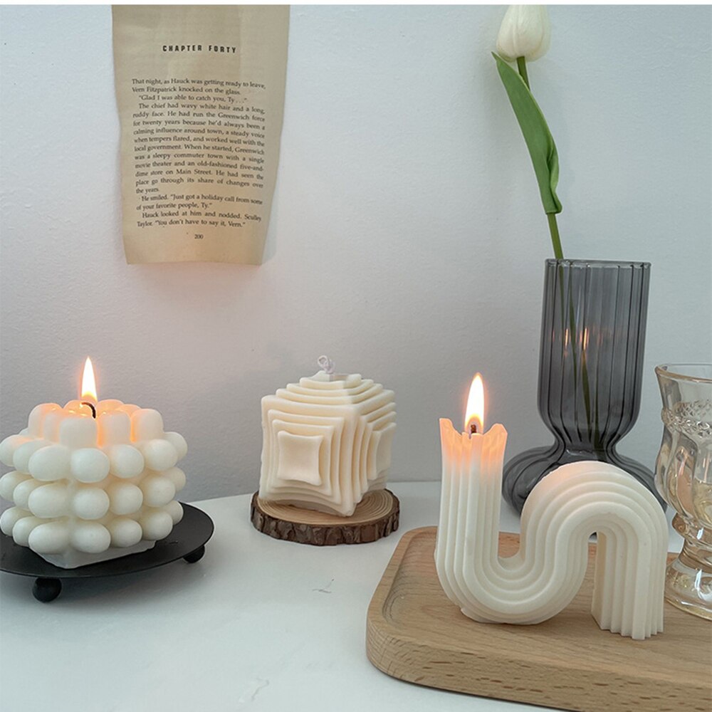 Premium Soy Wax Scented Candles - Natural, Long-Lasting Aromatherapy Candles for Home Relaxation, Romantic Dinner & Spa Ambience - Gift Set (Lavender/Vanilla)