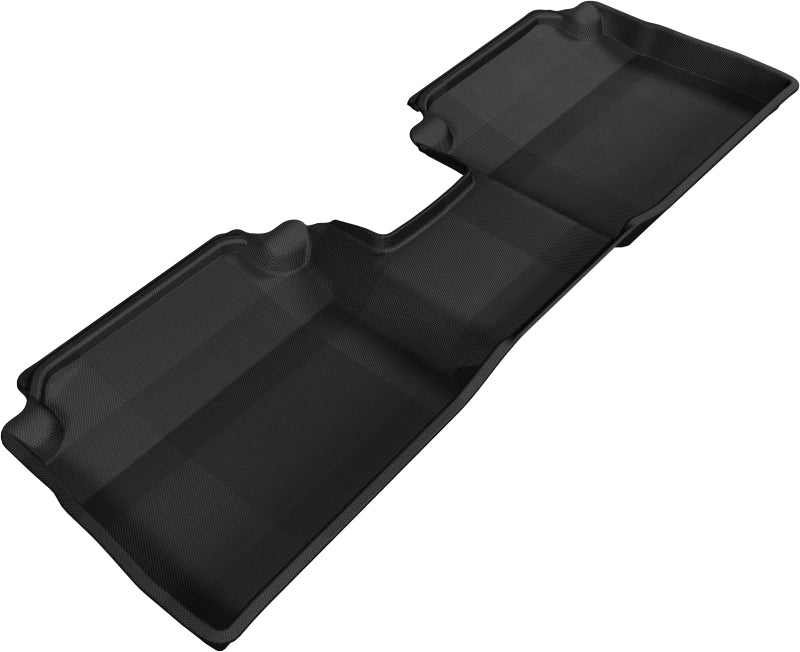 3D MAXpider Kagu Custom Fit Floor Mats for 2013-2017 Hyundai Elantra GT - 2nd Row, All-Weather Protection, Non-Slip Backing (Black) | Perfect for Daily Commutes, Road Trips & Winter Driving