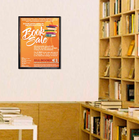 15x22 Beveled Poster Frame - Top Load or Side Load Sign Holder for Posters, Photos & Artwork - Perfect for Home, Office & Gallery Displays