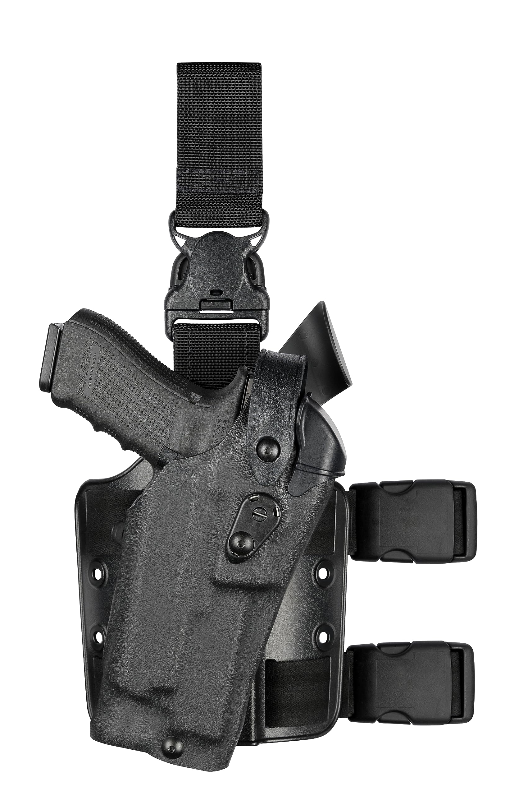 Safariland 6305 ALS Tactical Leg Holster with Detachable Leg Harness for Beretta 92F - Black STX | Perfect for Law Enforcement, Military & Tactical Training