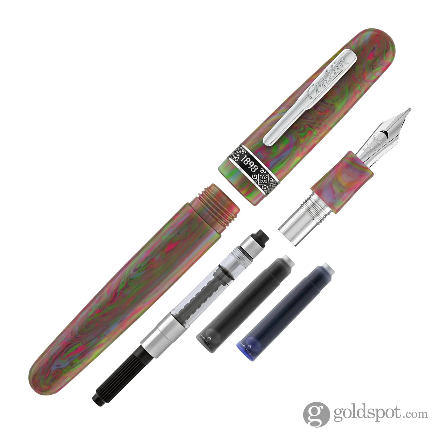 Conklin 1898 Fountain Pen - Misto Flare Finish, Classic Vintage Design with Smooth Nib for Writing Enthusiasts | Perfect for Calligraphy, Journaling & Signature Signing