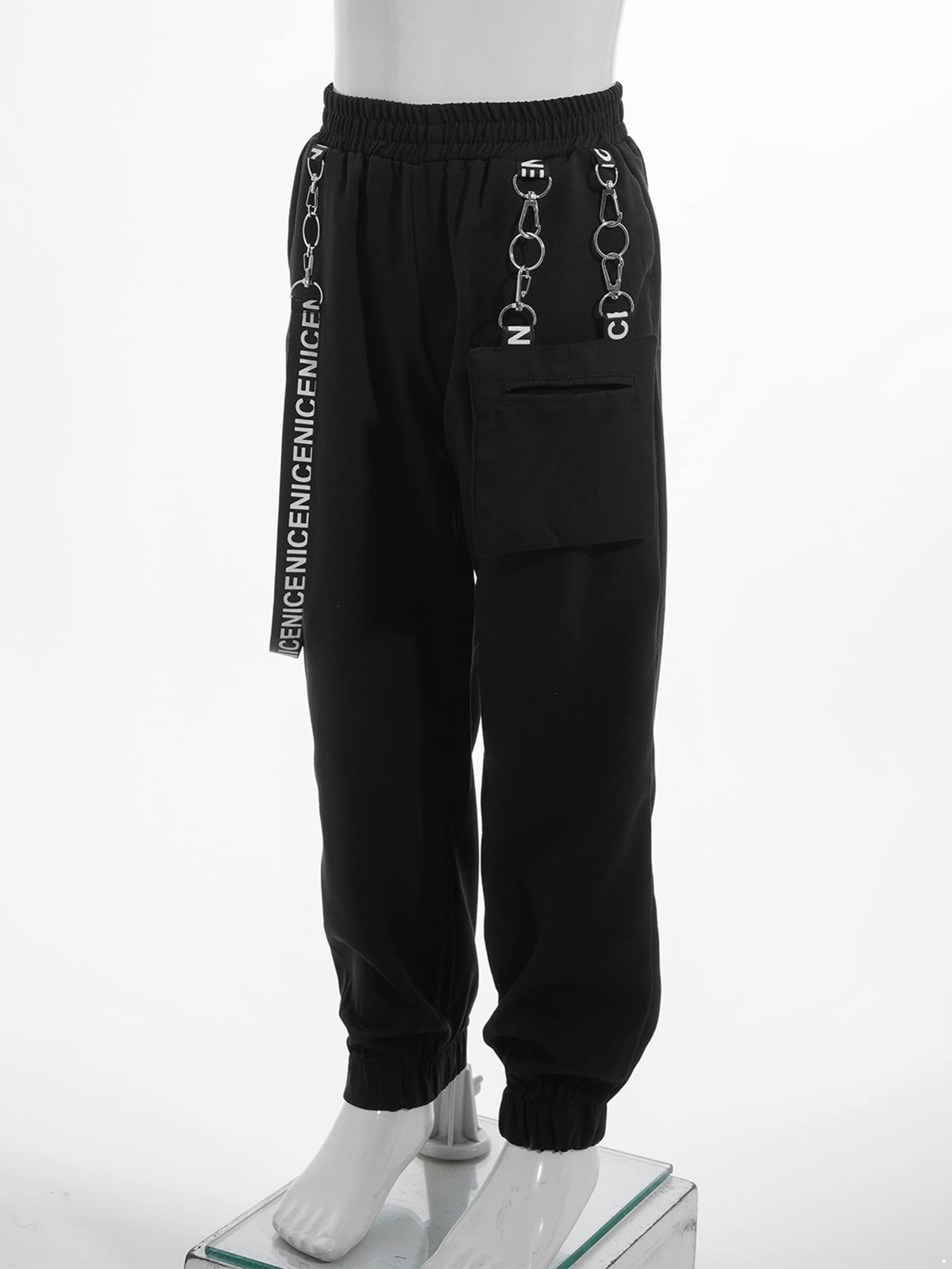 iEFiEL Girls Hip Hop Dance Outfit Set - Stylish Jacket & Jogger Pants for Street Dance, Performance & Athletic Wear | Perfect for Dance Classes, Competitions & Urban Fashion
