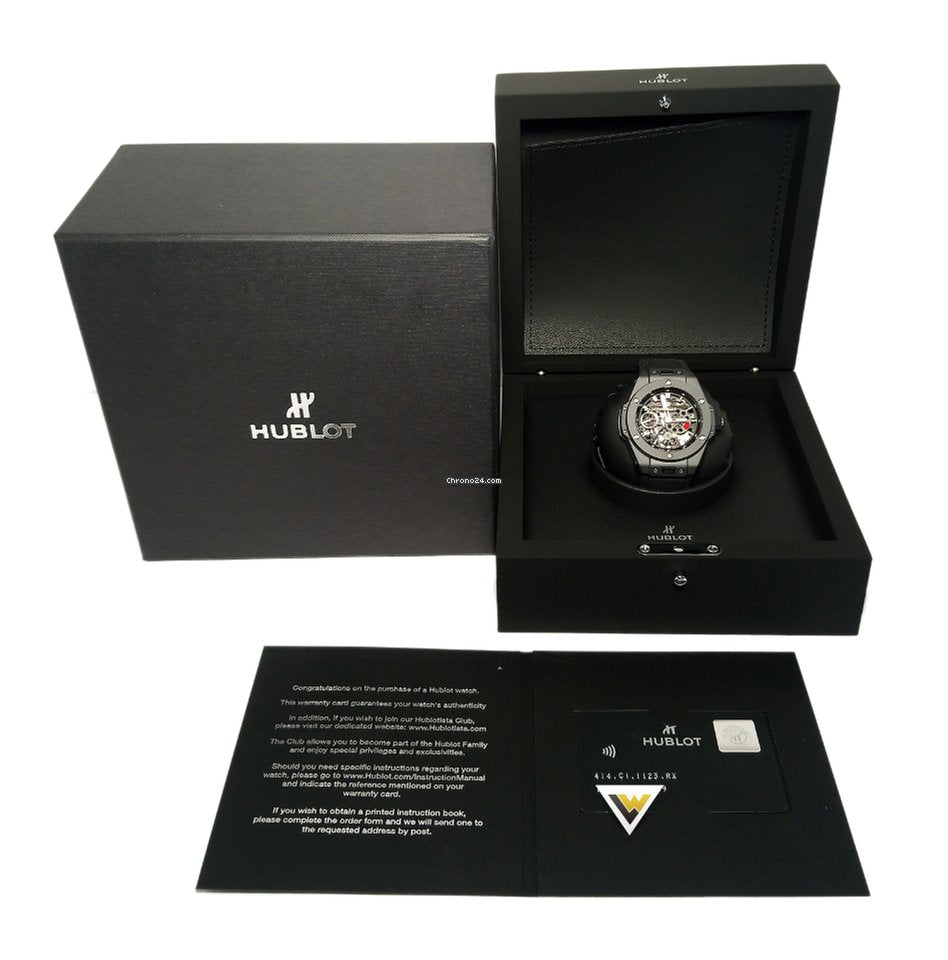 Hublot Big Bang Meca-10 Black Magic Men's Luxury Watch - Automatic Skeleton Dial, 45mm Case - Perfect for Business, Gifting & Special Occasions