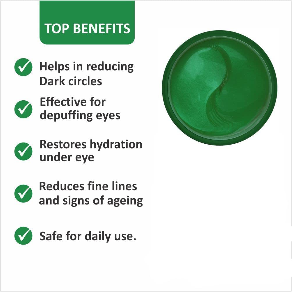 Hydra Under Eye Serum Patches - Dark Circle & Puffiness Treatment, Anti-Wrinkle Eye Masks for Fine Lines (60 Patches/30 Pairs) - Perfect for Morning Skincare Routine & Travel Essentials