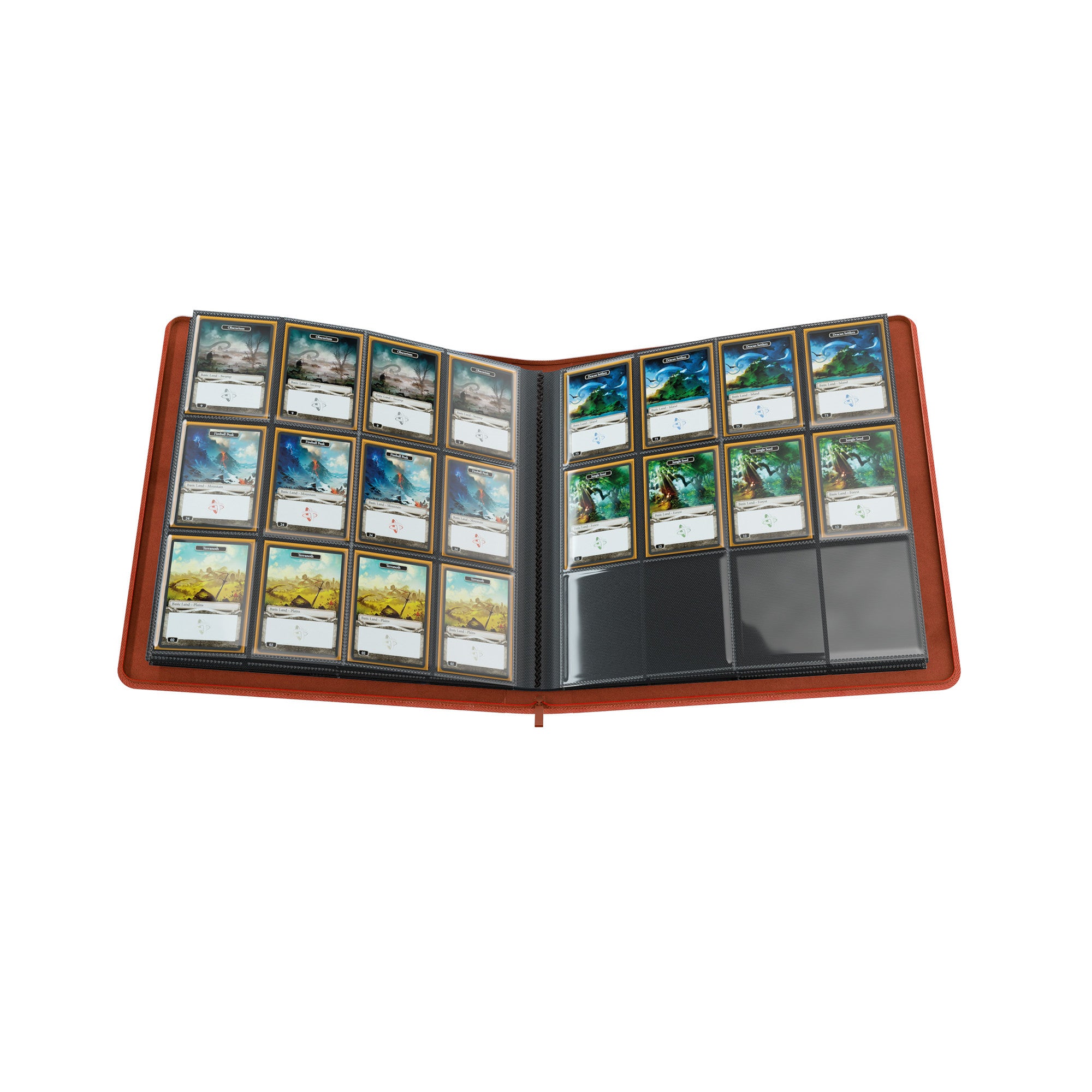 24 Pocket Zip Up Photo Album - Red | Organize & Protect Your Memories | Perfect for Weddings, Travel & Family Photos