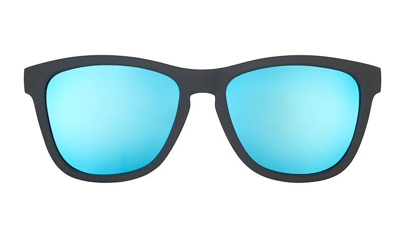 Goodr OG Sunglasses - Mick and Keith's Midnight Ramble Polarized Aviator Shades for Men & Women | UV Protection, Lightweight & Comfortable | Perfect for Running, Cycling, Beach & Outdoor Activities
