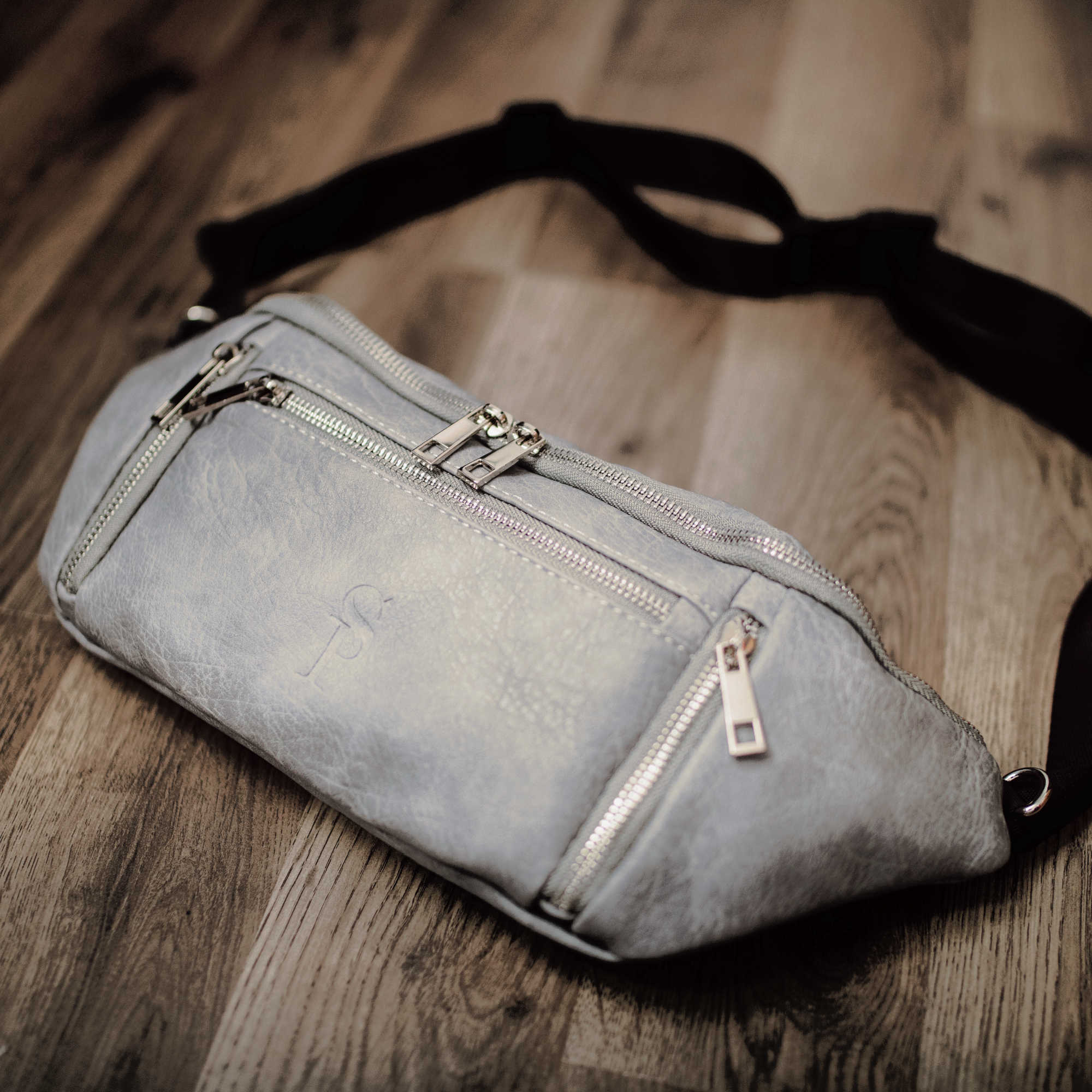 Luciano Genuine Leather Sling Bag for Men - Stylish Grey Crossbody Shoulder Bag - Perfect for Travel, Work & Everyday Use