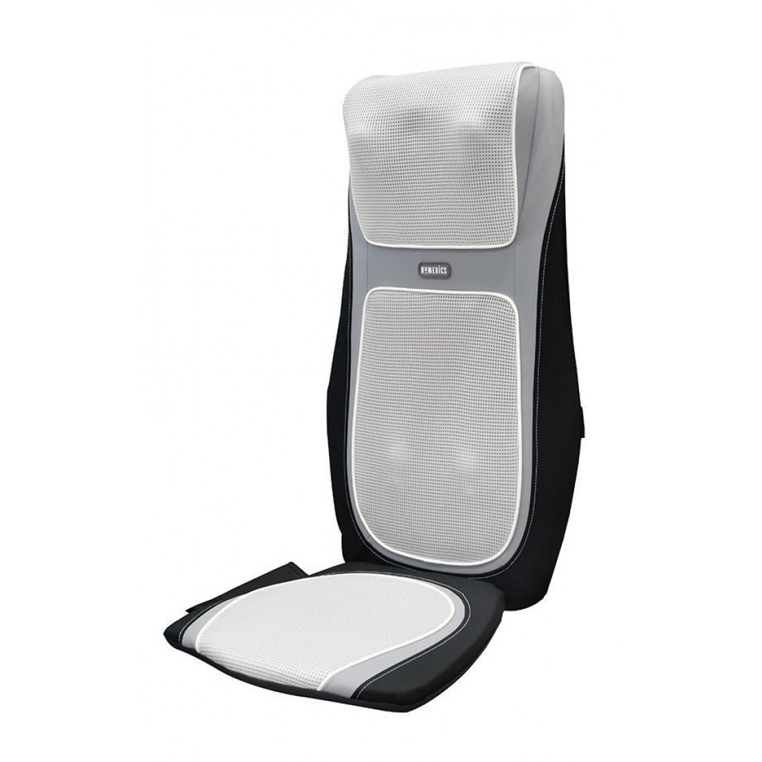 HoMedics SensaTouch Double Shiatsu Back Massager with Heat - 3 Massage Programs, Adjustable Width & Remote Control for Full, Upper, Lower Back Pain Relief - Perfect for Home, Office & Car Use
