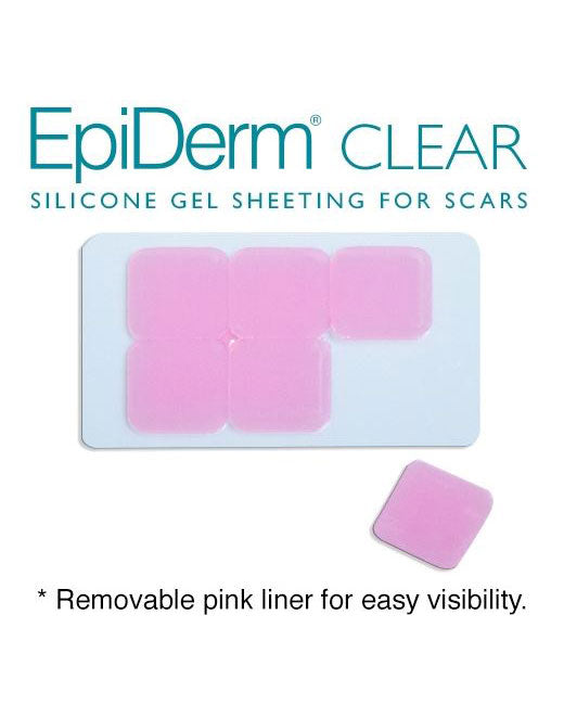 Biodermis Epi Derm Epi Tabs - 30 Pack of 0.75x0.75 Inch Clear Gel Scar Treatment Patches for Post-Surgery & Wound Care - Medical Grade Silicone Sheets for Scar Reduction & Skin Healing