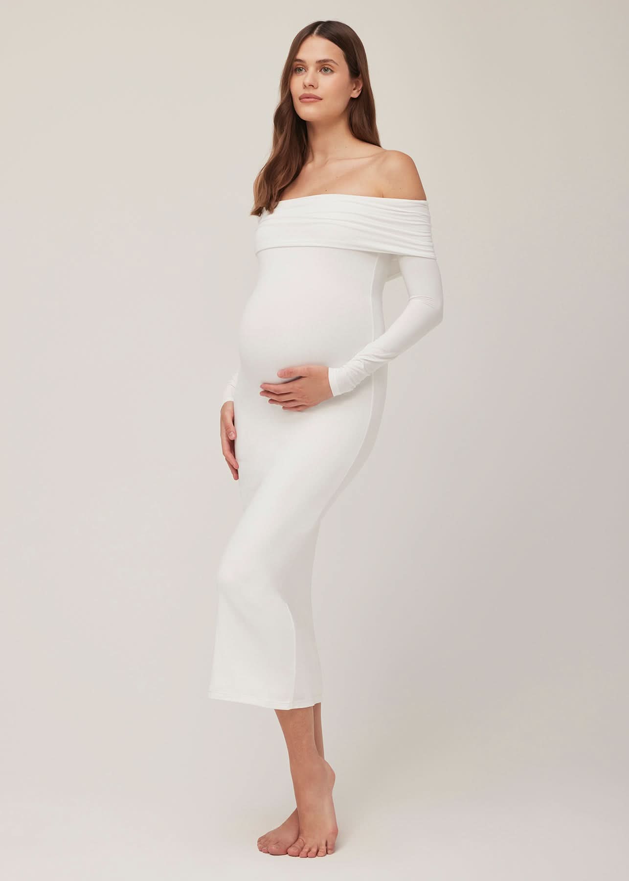 Alison Maternity Dress for Women - Comfortable Pregnancy Clothes for Work, Party & Everyday Wear