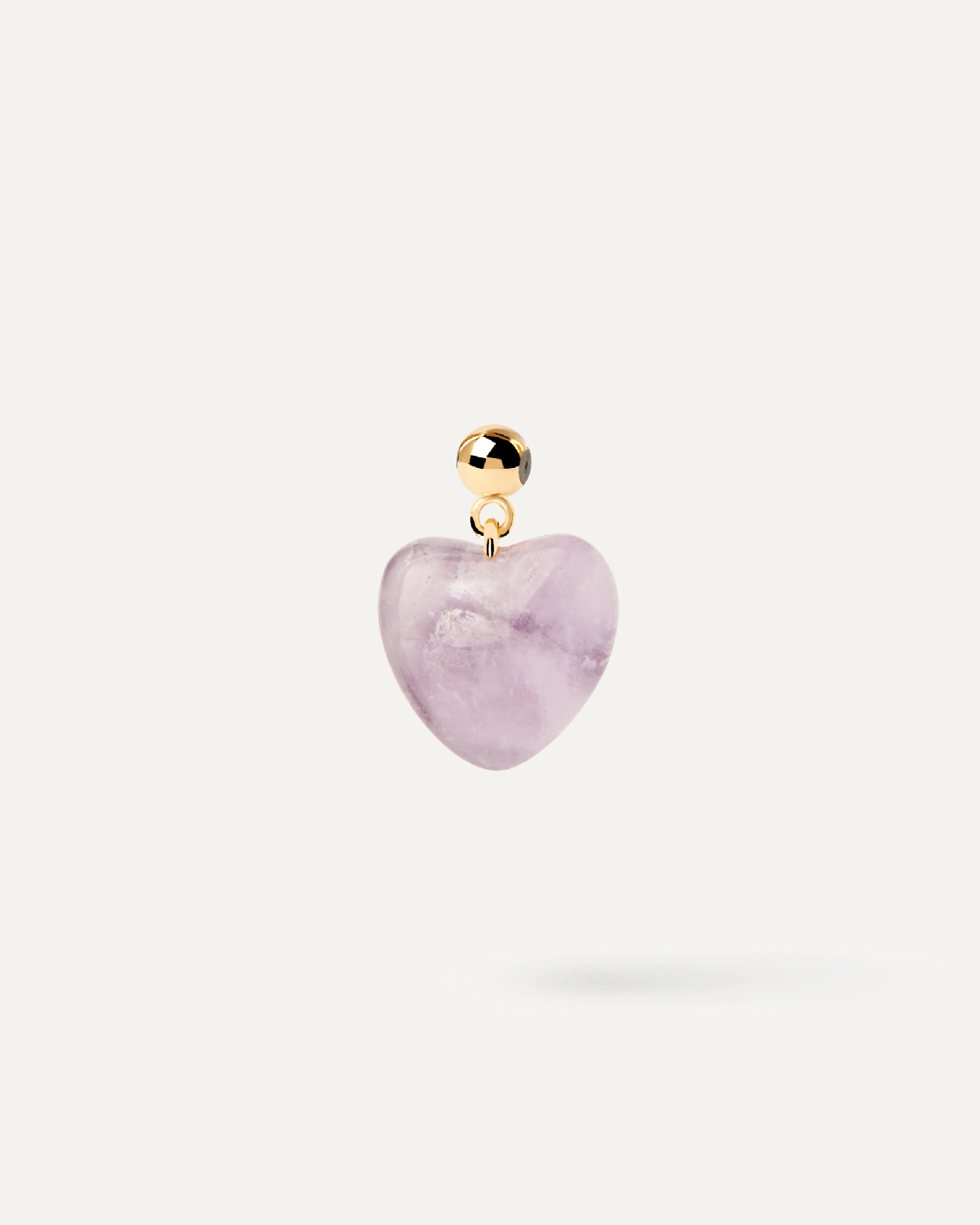 Natural Amethyst Heart Charm Pendant - Healing Crystal Jewelry for Women, Gift for Her, Valentine's Day, Birthday, Anniversary | Meditation, Energy Balancing, Spiritual Protection