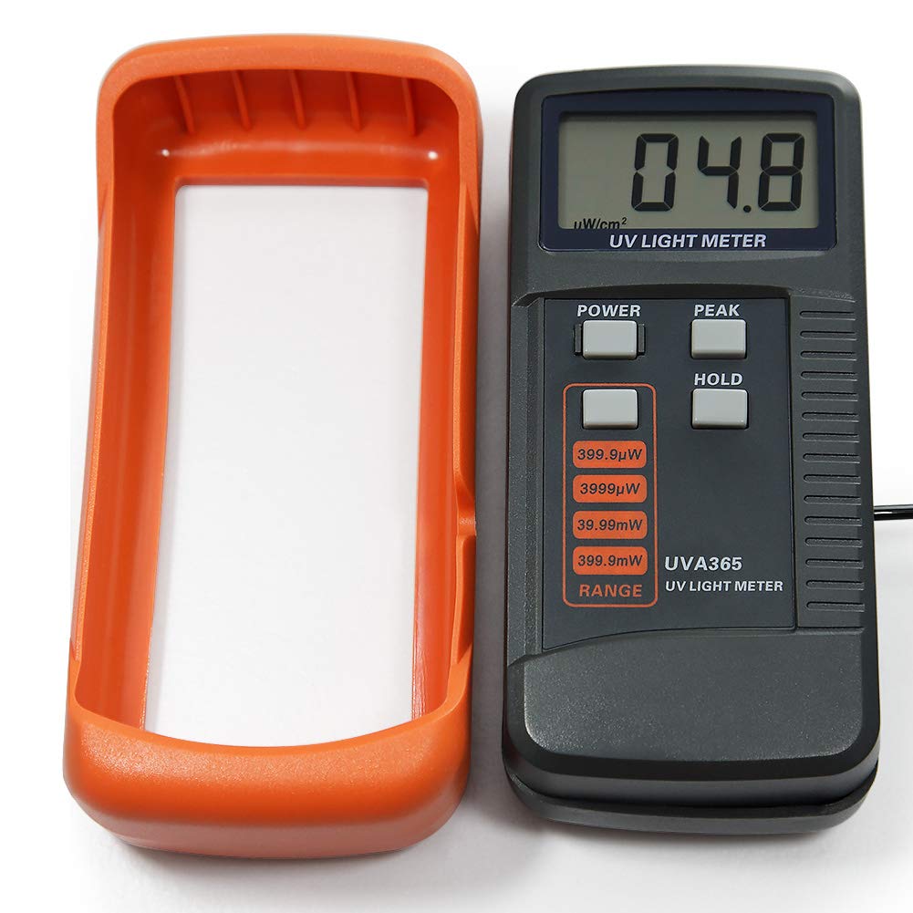 Professional UVA365 UV Light Meter - Accurate UVA Light Tester for Sun Protection, Tanning Beds & UV Lamp Testing | Home, Salon & Laboratory Use